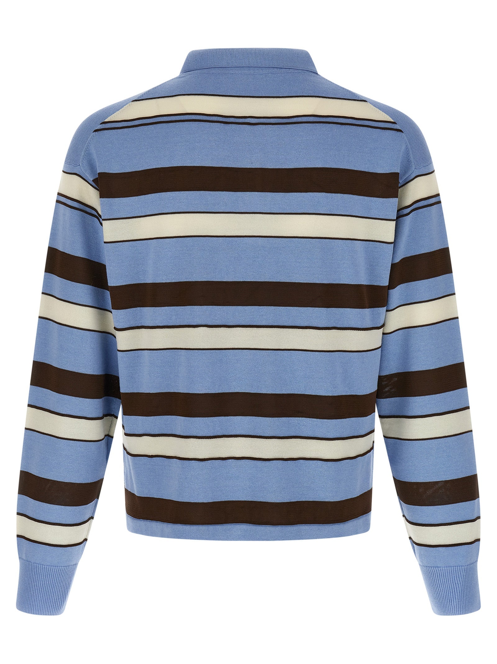 J.W.Anderson Blue Cotton Polo Men's Shirt