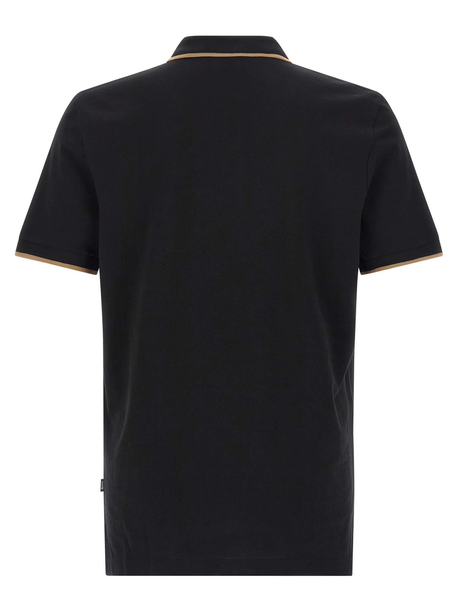Hugo Boss Black Cotton Polo Men's Shirt
