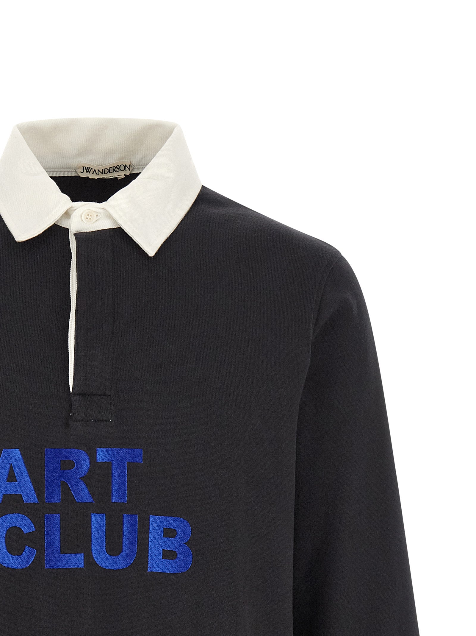 J.W.Anderson Black Cotton Polo Men's Shirt