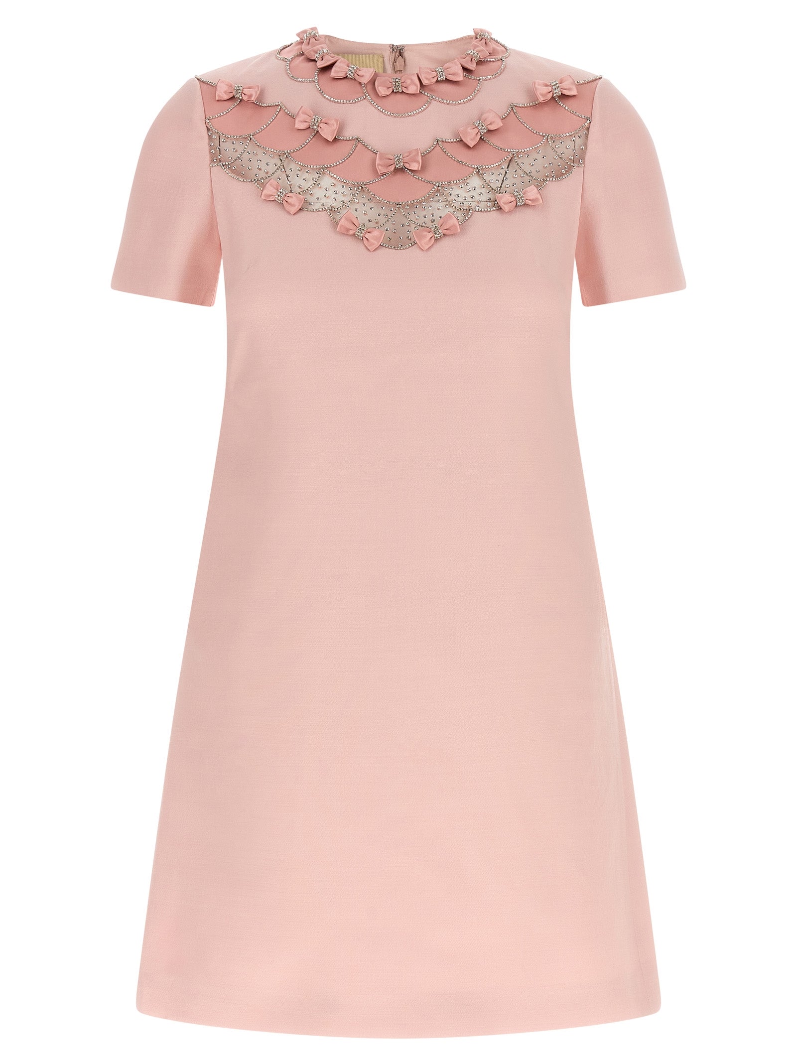 Valentino Garavani Multicolor Virgin Wool Short Women's Dress