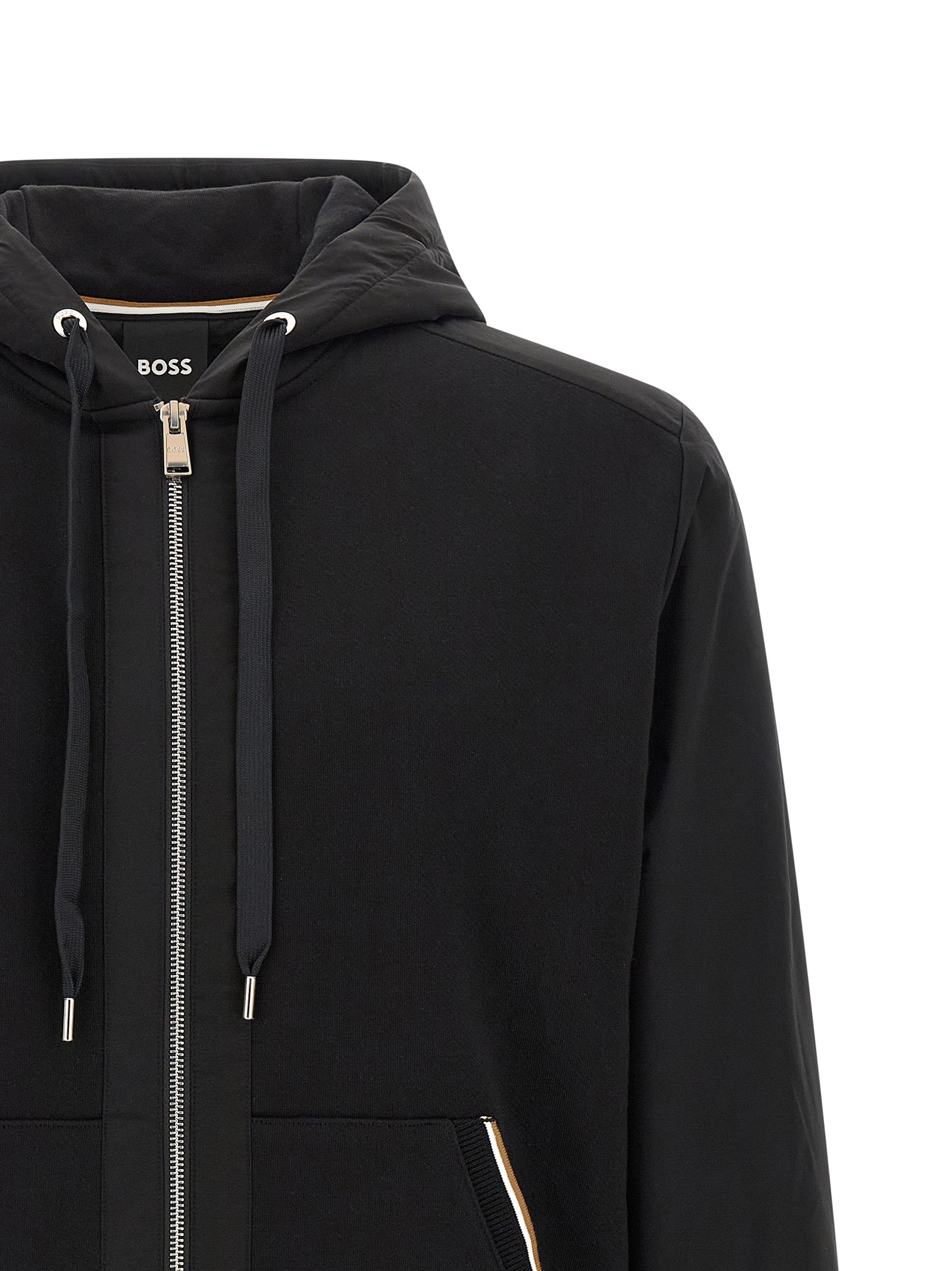 Hugo Boss Black Cotton Men's Sweatshirt