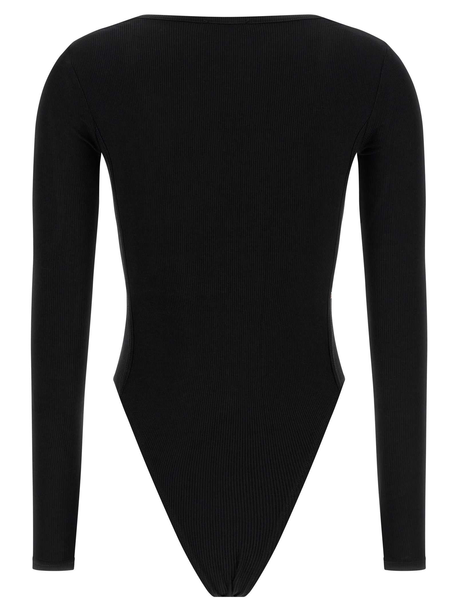 Diesel Black Viscose Women's Bodysuit