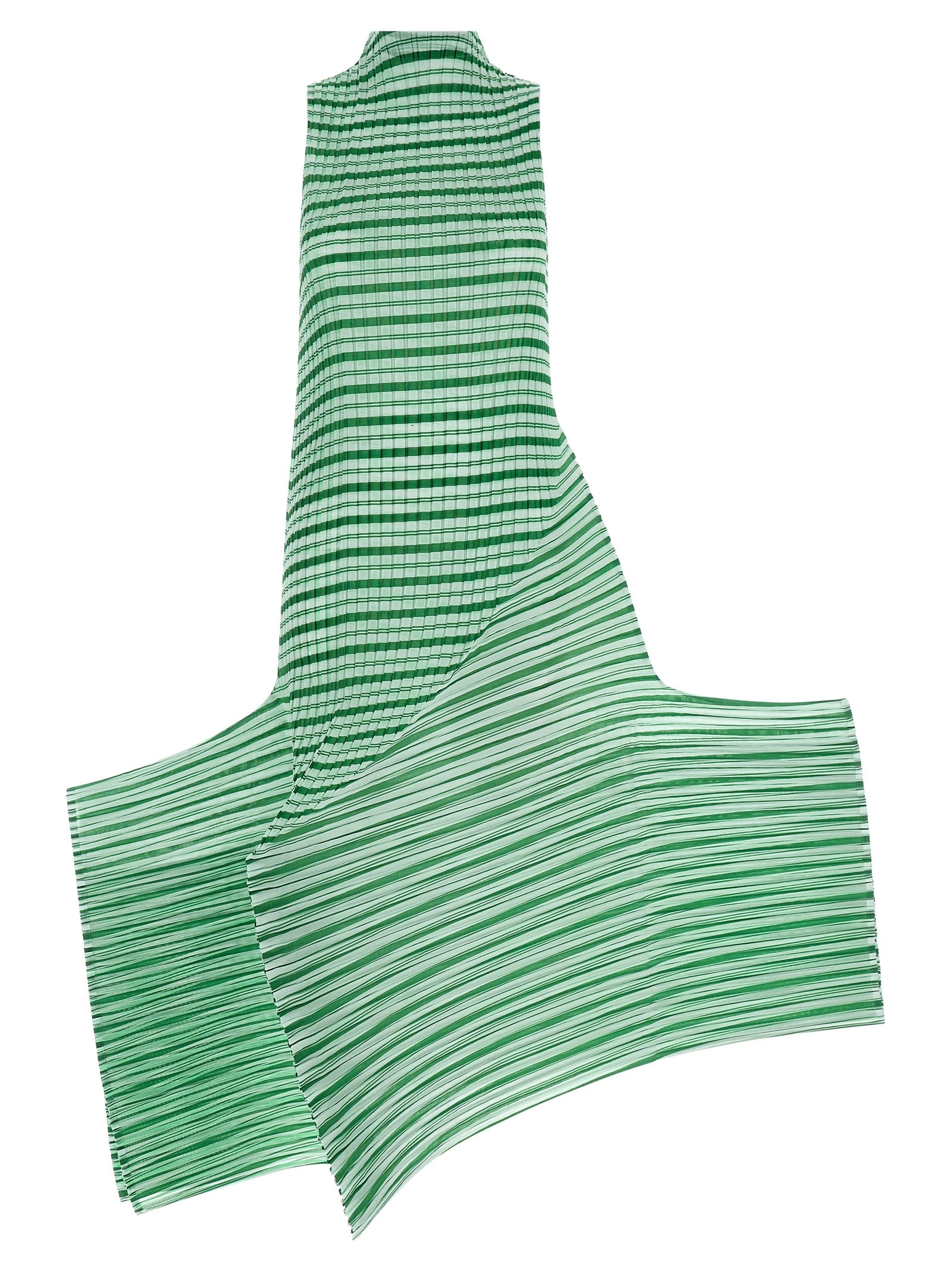 Issey Miyake Bicolor Polyester Long Women's Dress