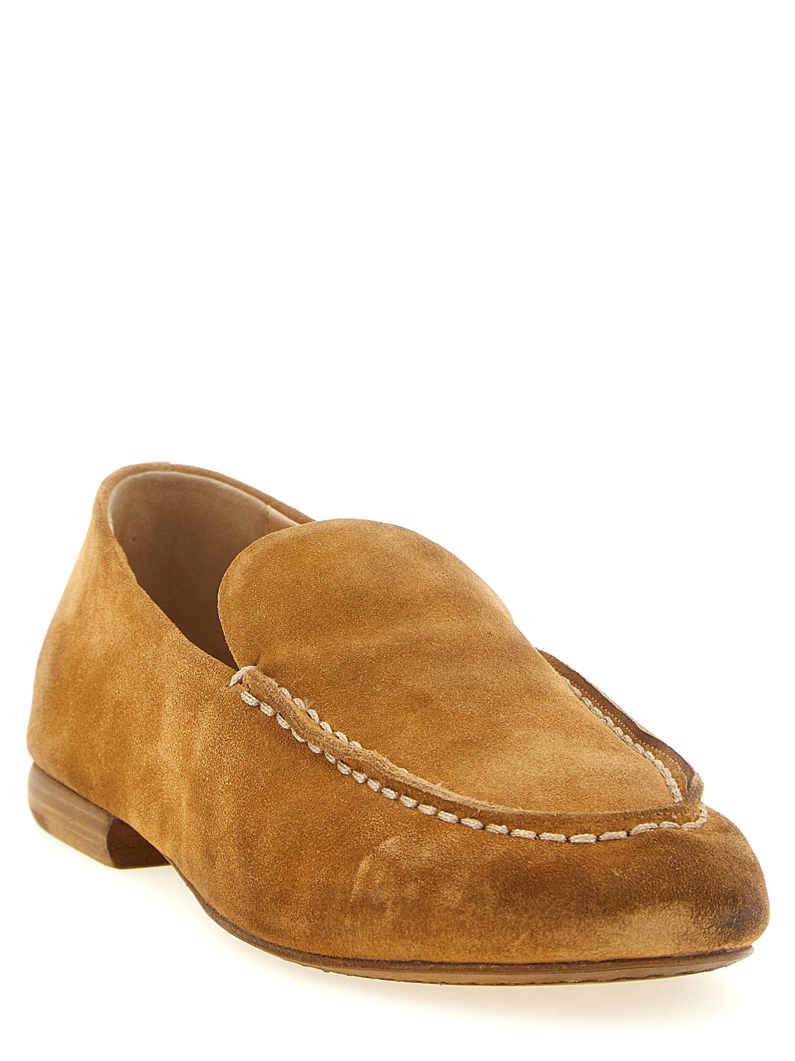 Marsell Brown Calfskin Slip-On Men's Loafers