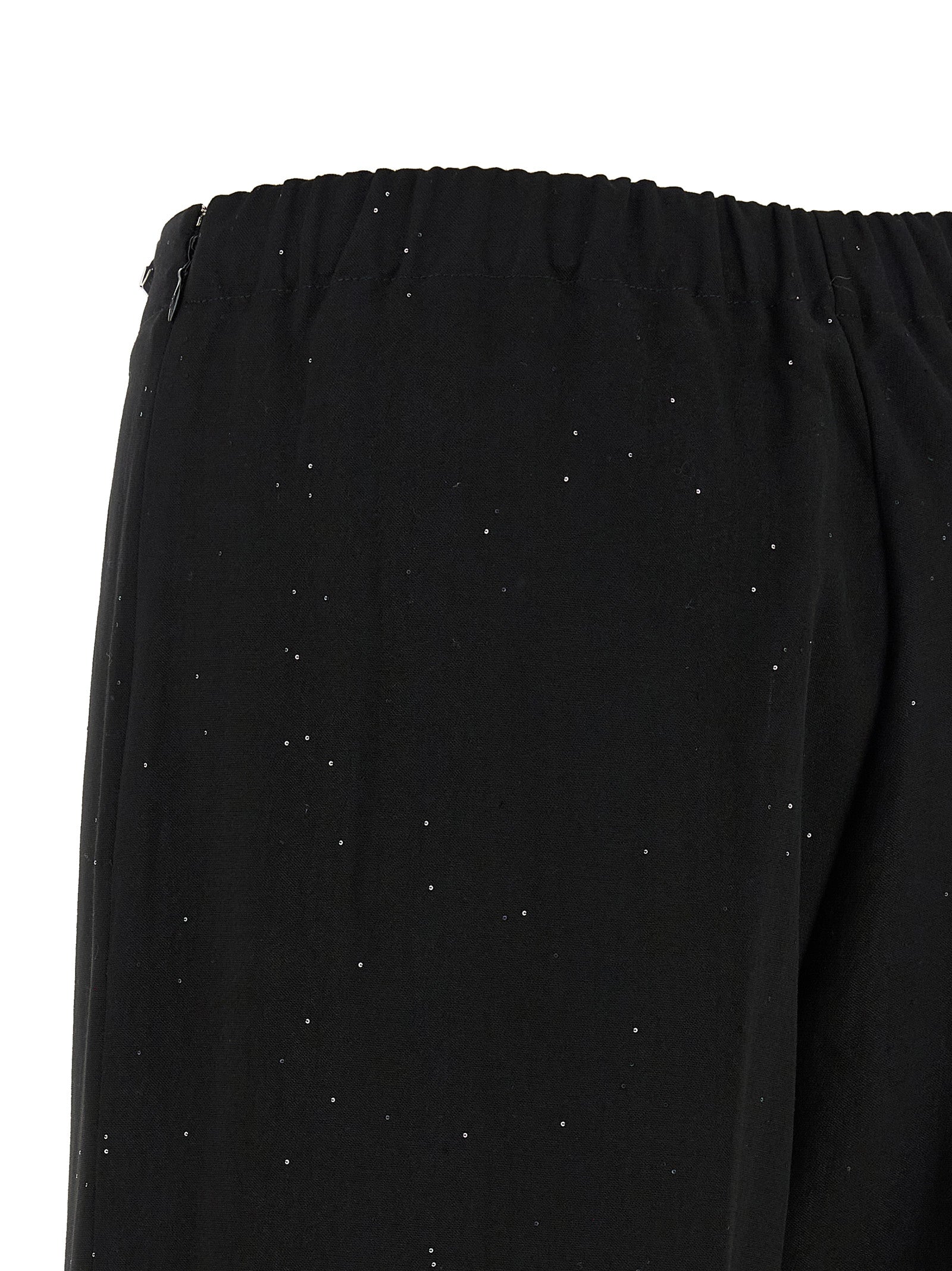 Herno Black Viscose Women's Pants