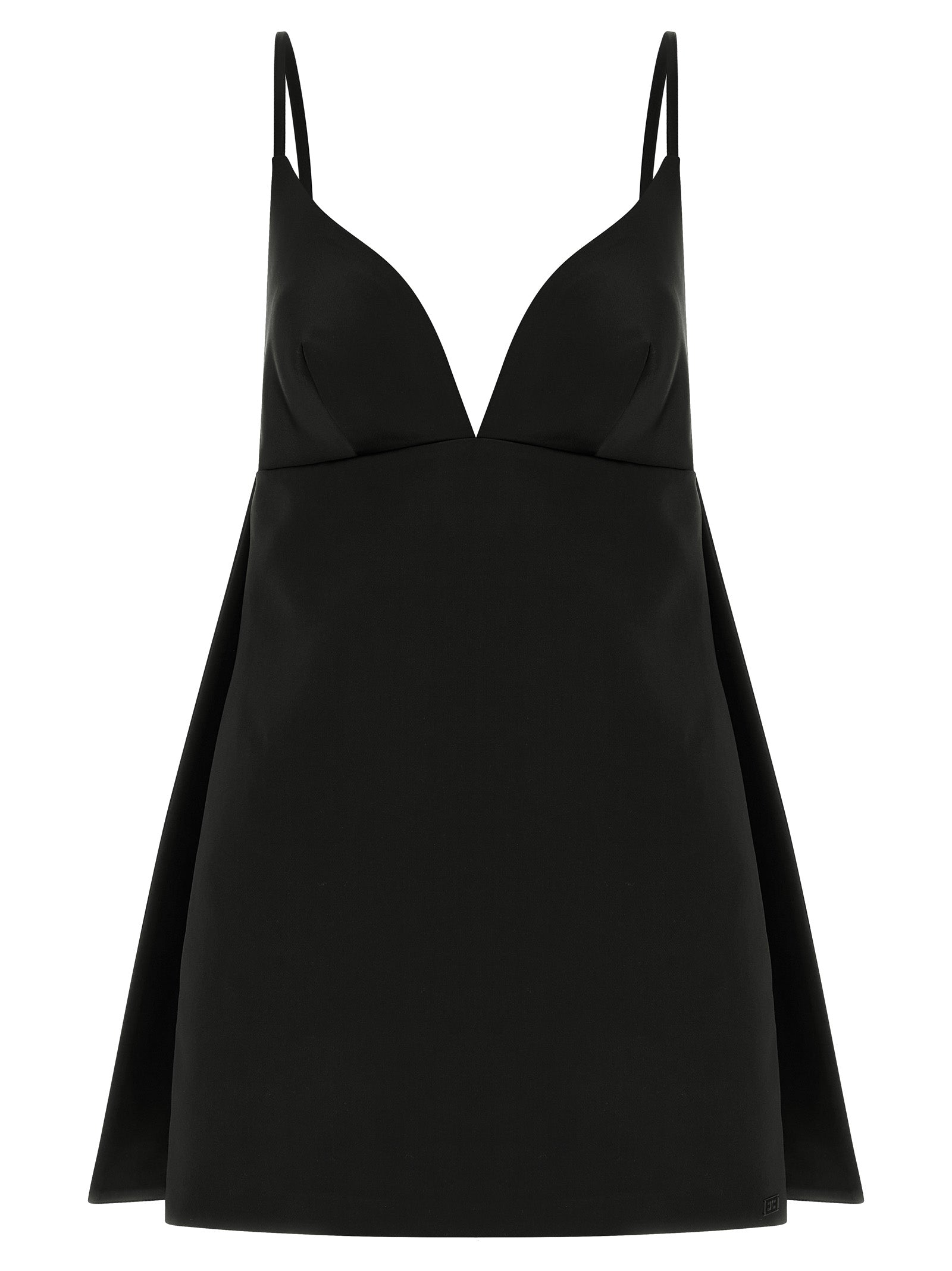 Elisabetta Franchi Black Polyester Short Women's Dress