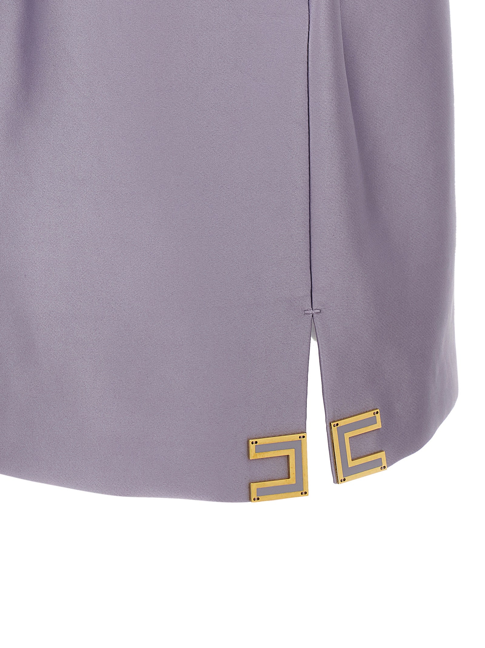 Elisabetta Franchi Purple Polyester Short Women's Dress