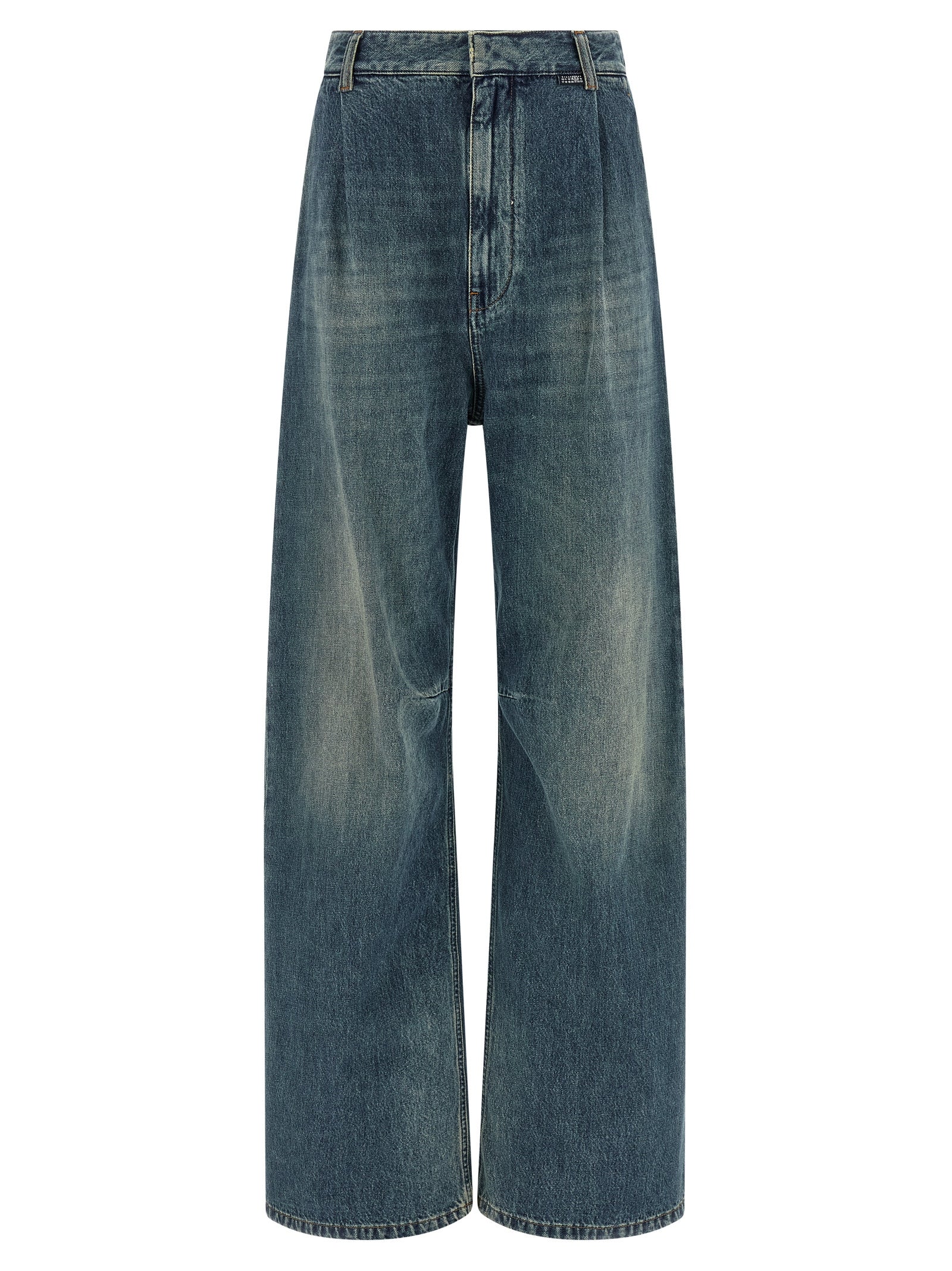MM6 Maison Margiela Blue Cotton Jeans Women's Denim