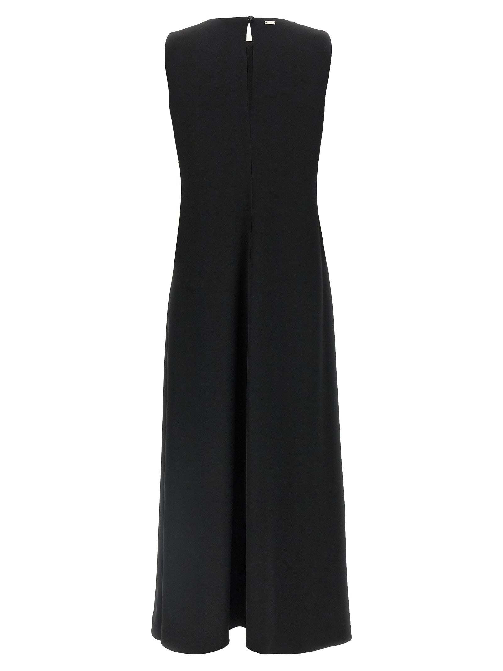 Herno Black Polyester Long Women's Dress
