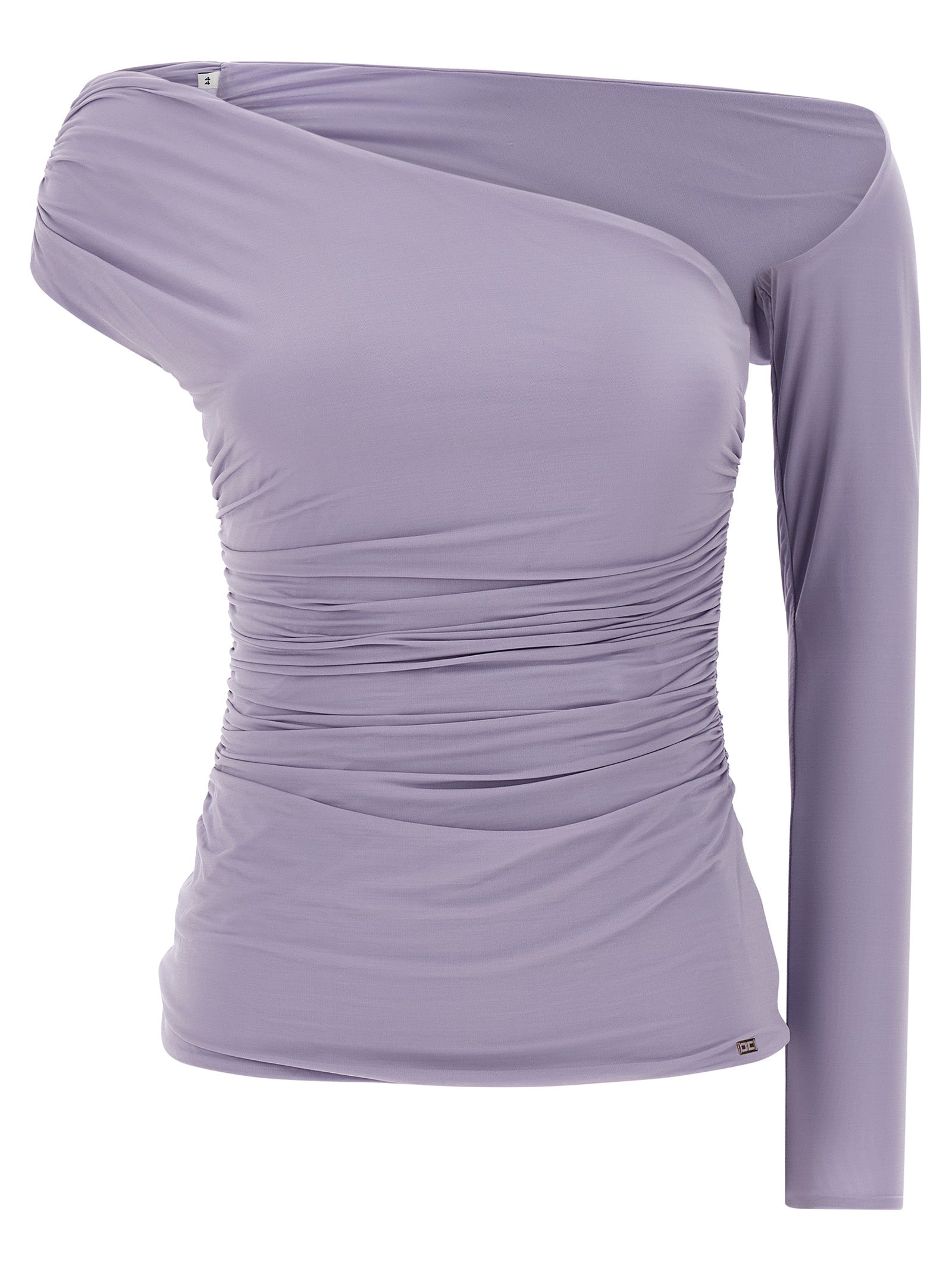 Elisabetta Franchi Purple Viscose Tank Women's Tops