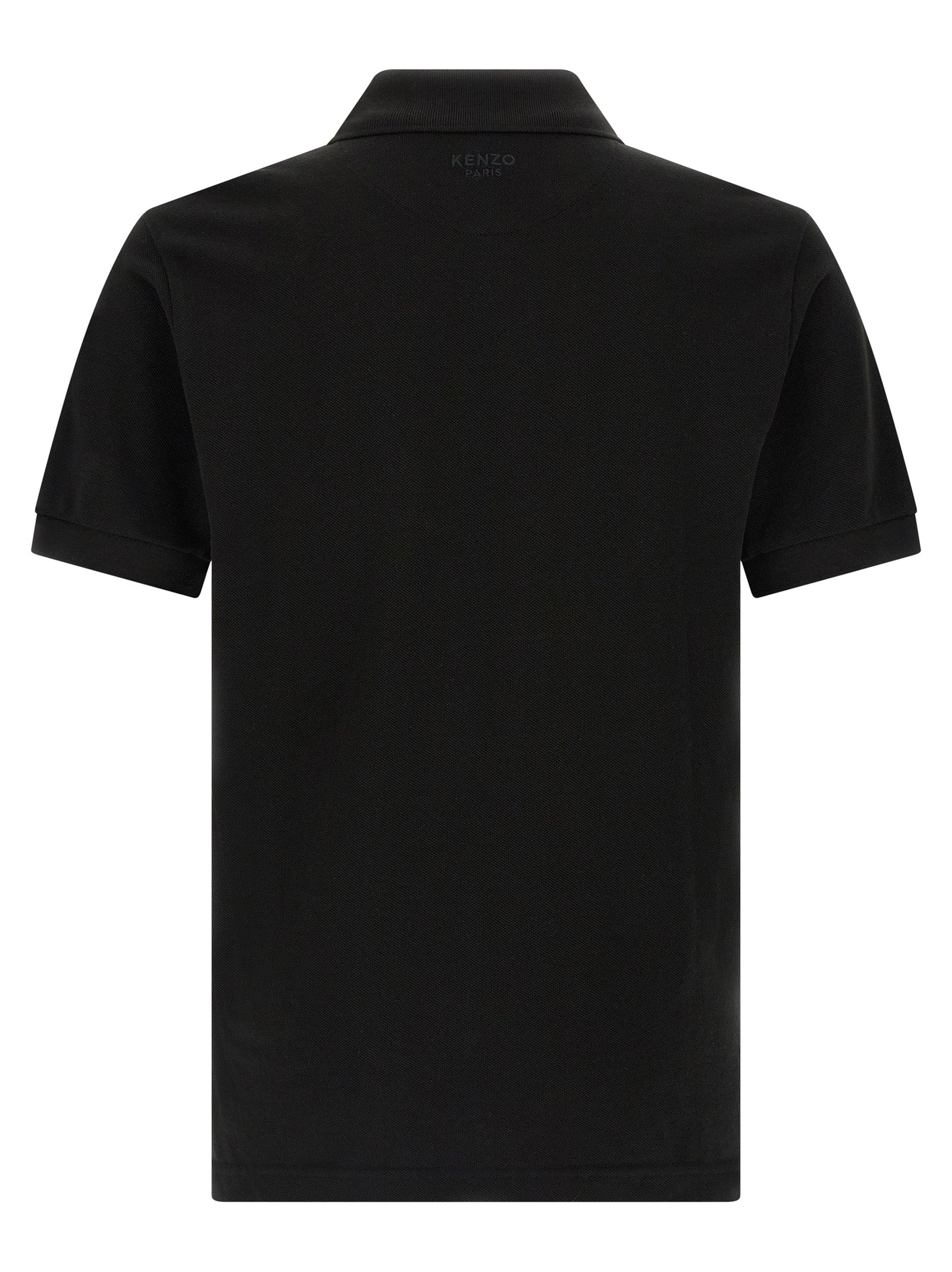 Kenzo Black Cotton Polo Men's Shirt
