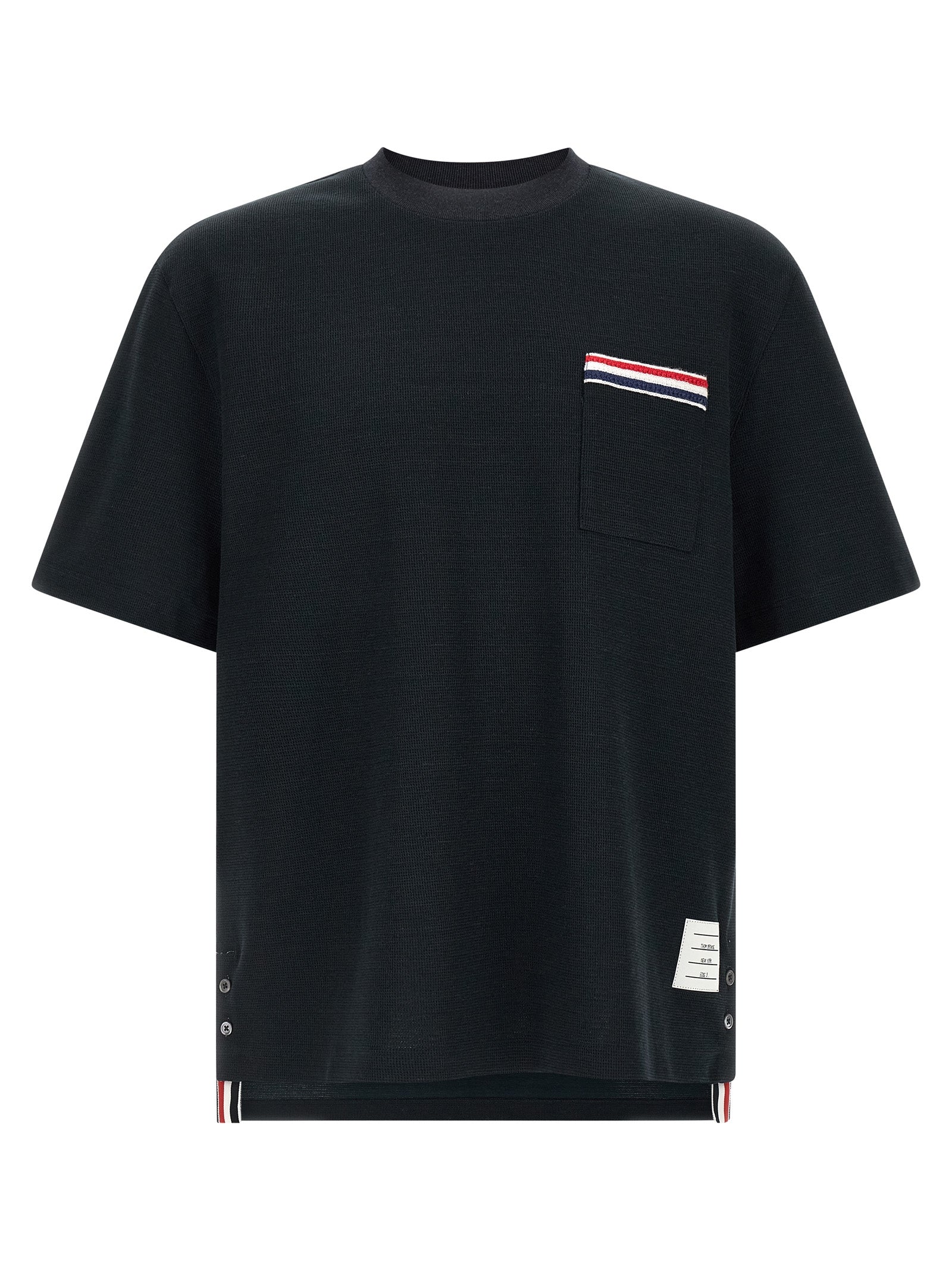 Thom Browne Blue Cotton Men's T-Shirt