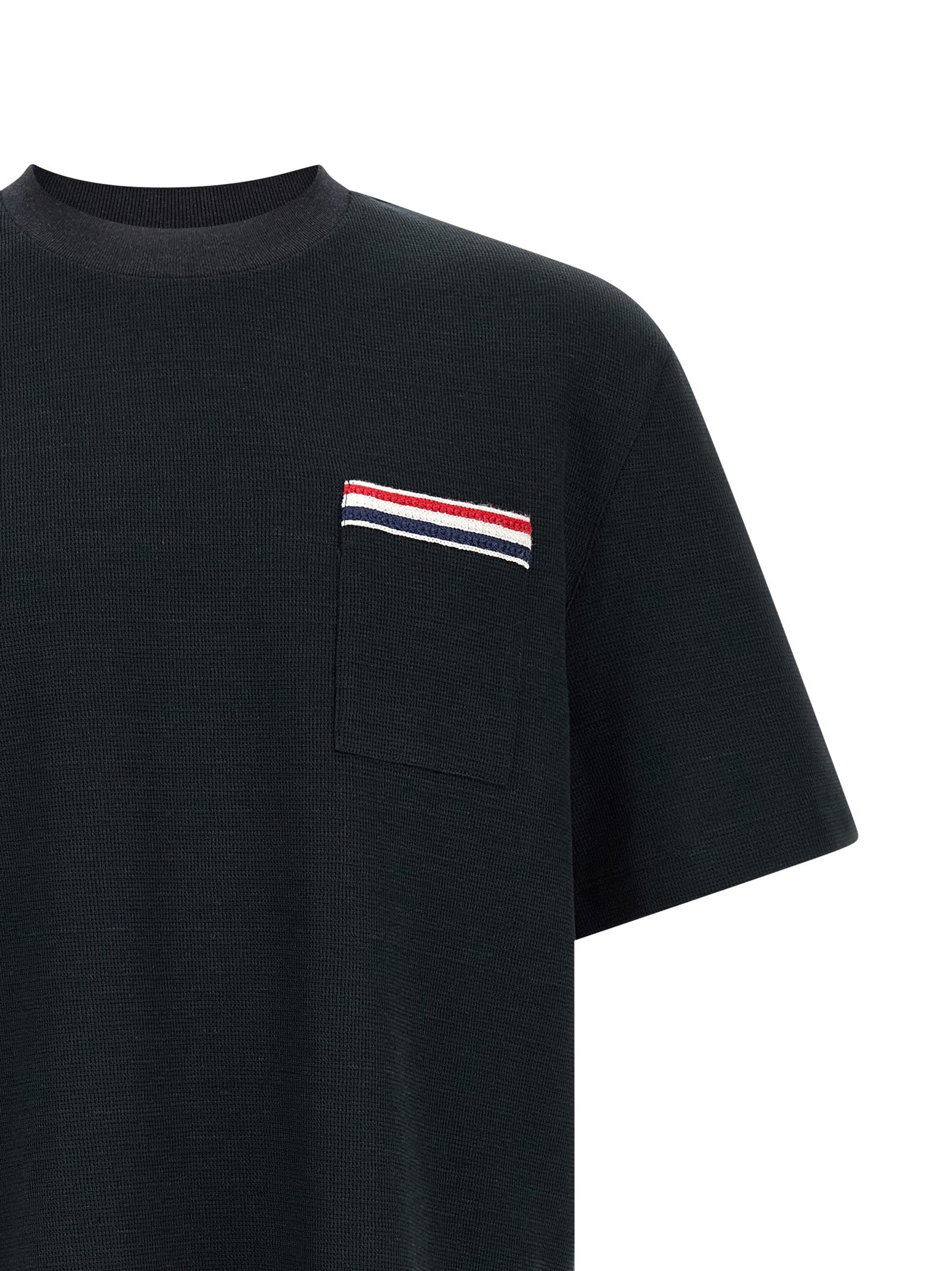 Thom Browne Blue Cotton Men's T-Shirt
