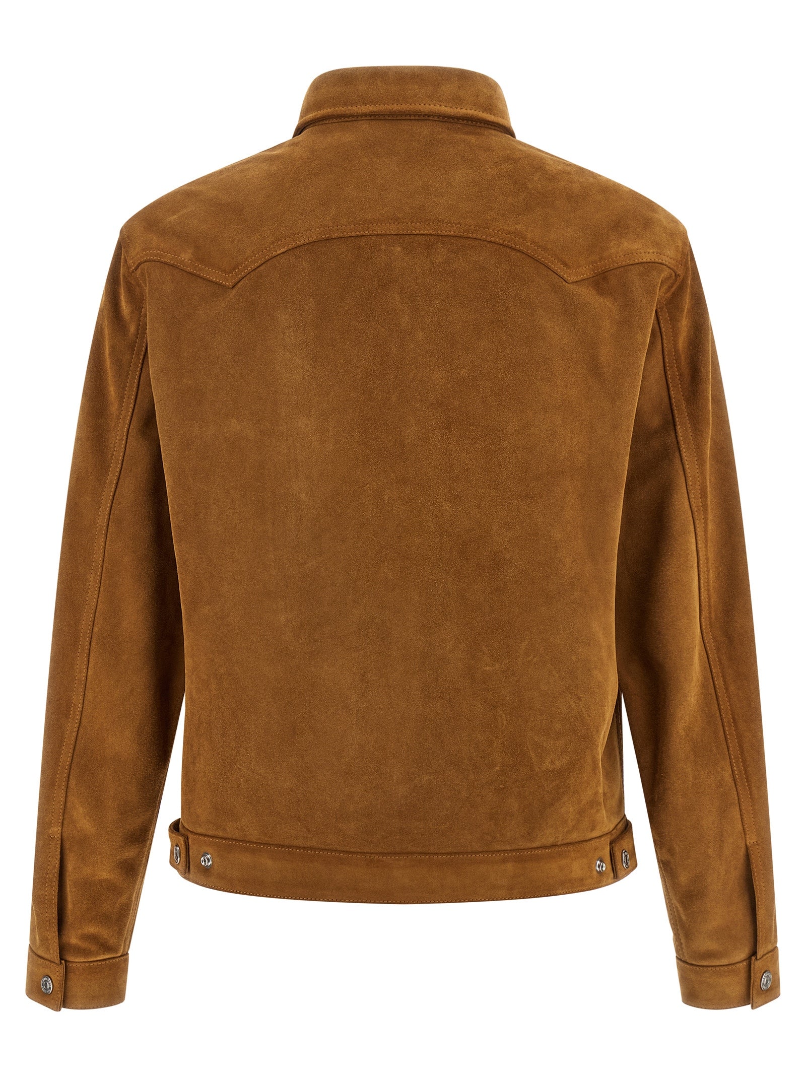 Dsquared² Beige Polyvinyl Leather Men's Jacket