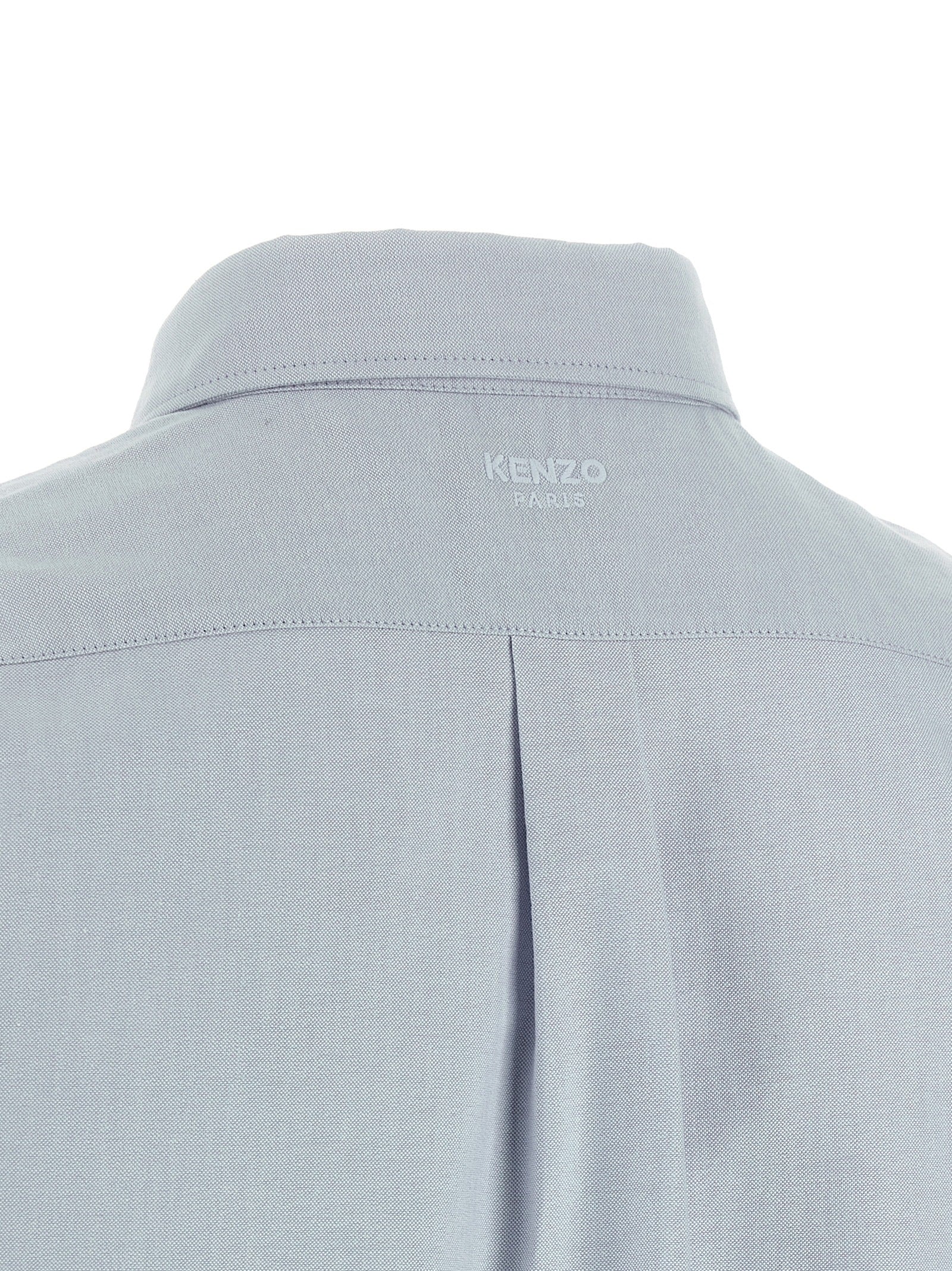 Kenzo Blue Cotton Men's Blouse