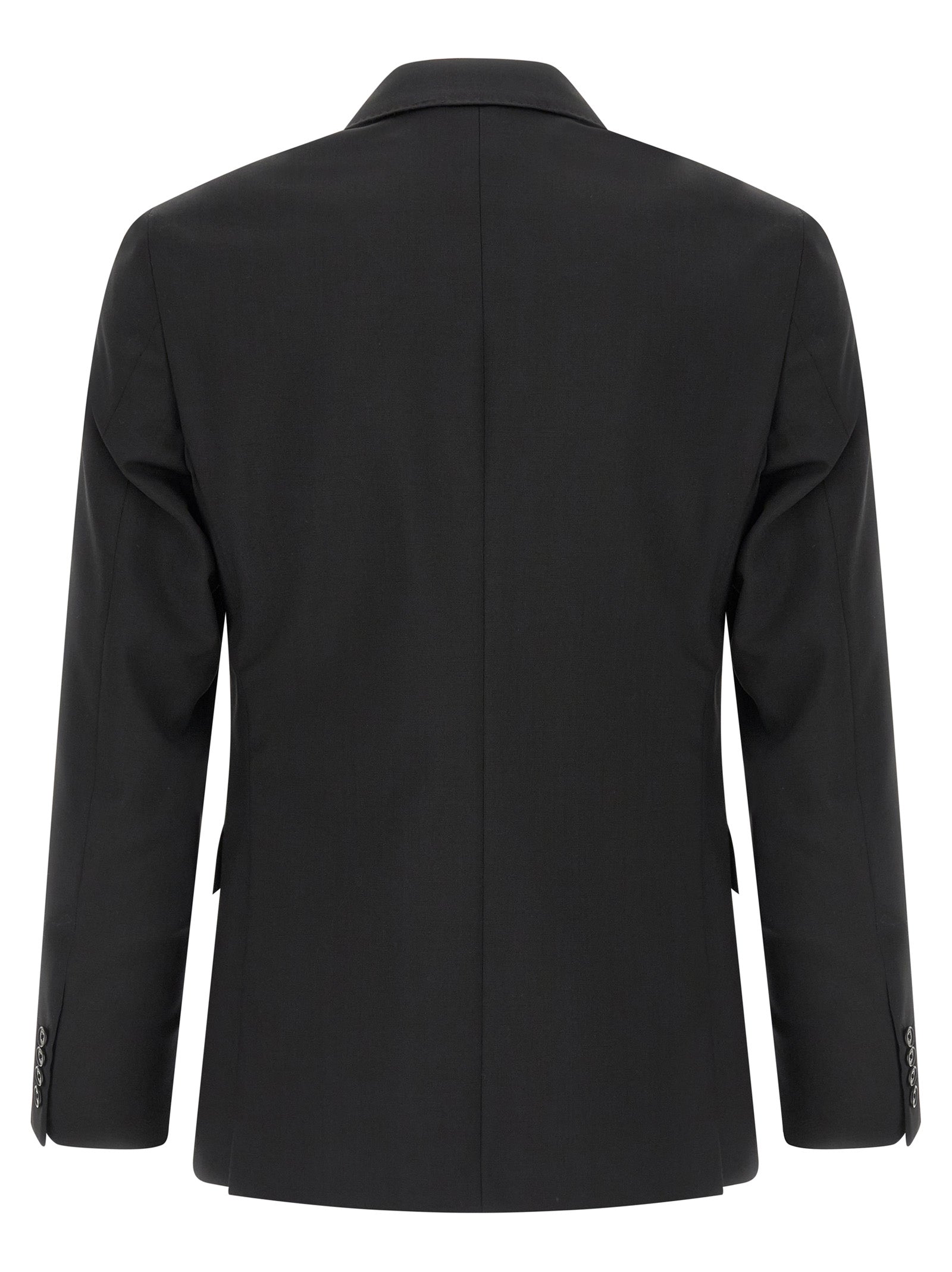 Pal Zileri Black Wool Two-Piece Men's Suit