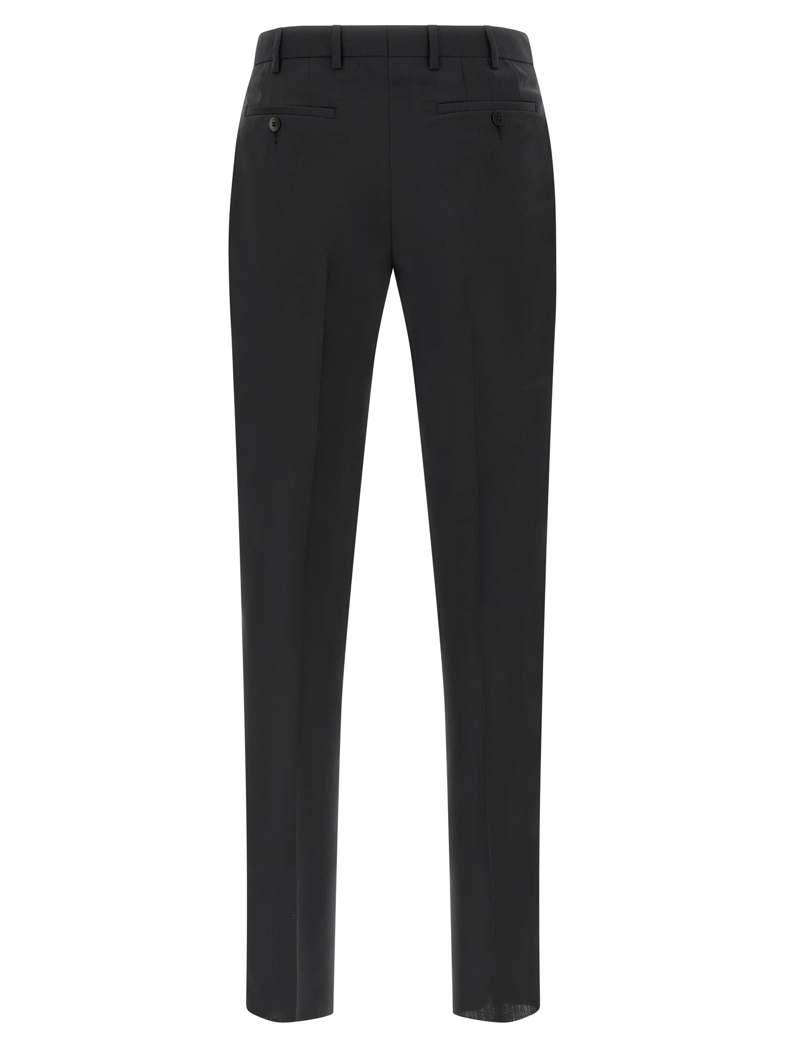 Pal Zileri Black Wool Two-Piece Men's Suit