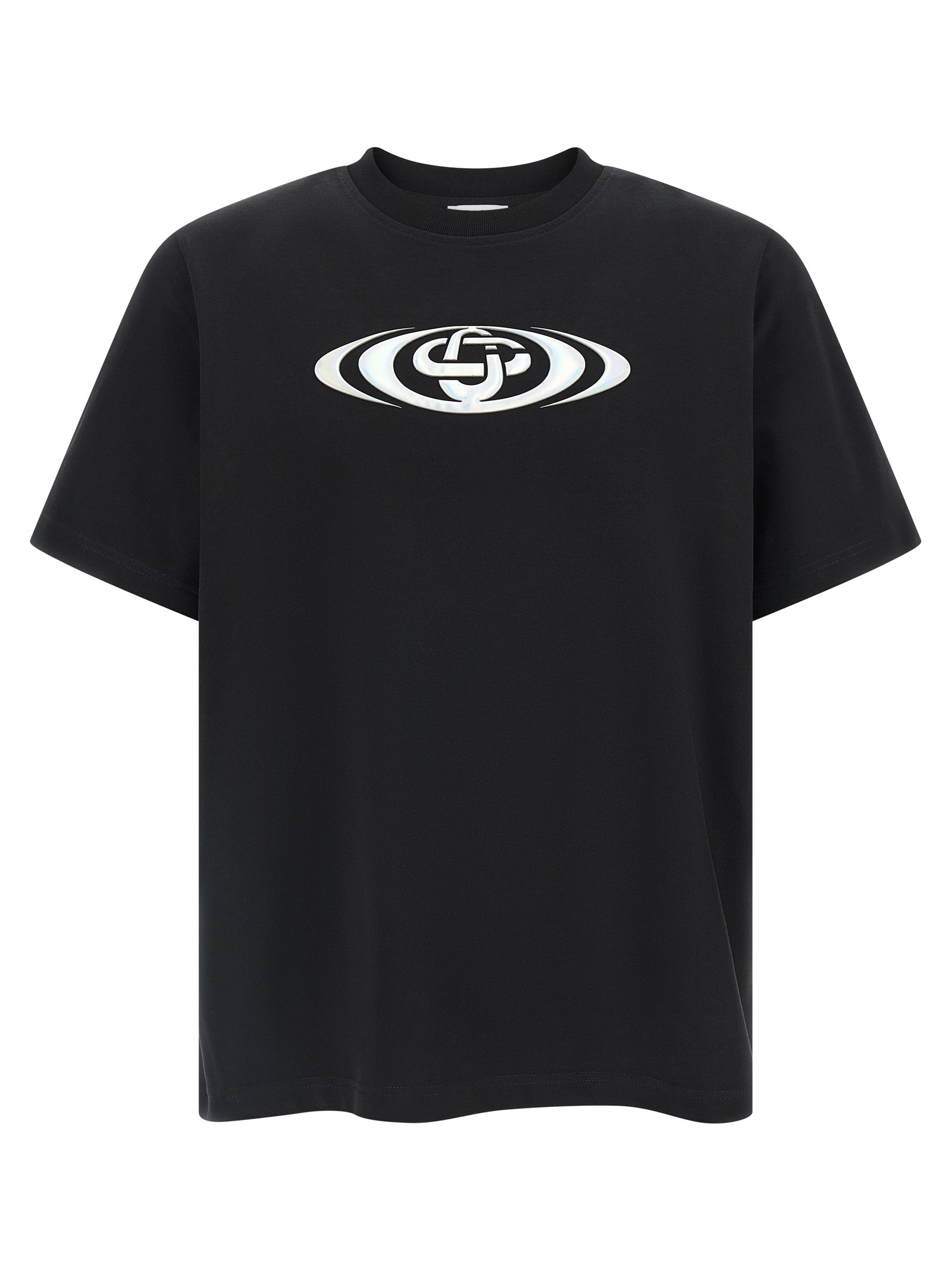 Casablanca Black Organic Cotton Men's T-Shirt