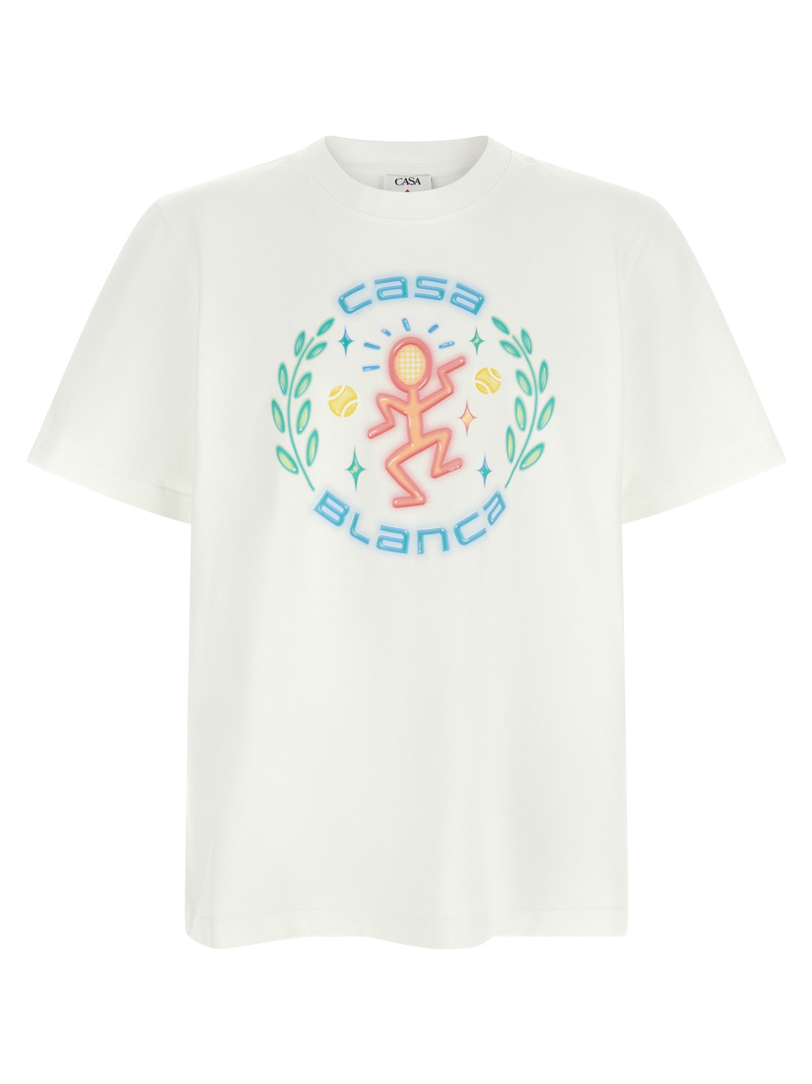 Casablanca White Organic Cotton Men's T-Shirt