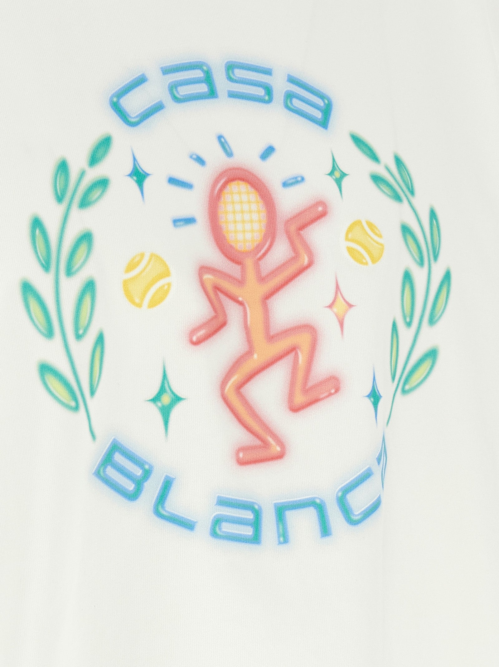 Casablanca White Organic Cotton Men's T-Shirt