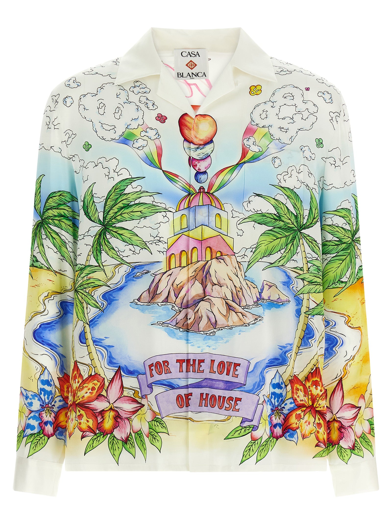 Casablanca Multicolor Silk Men's Blouse