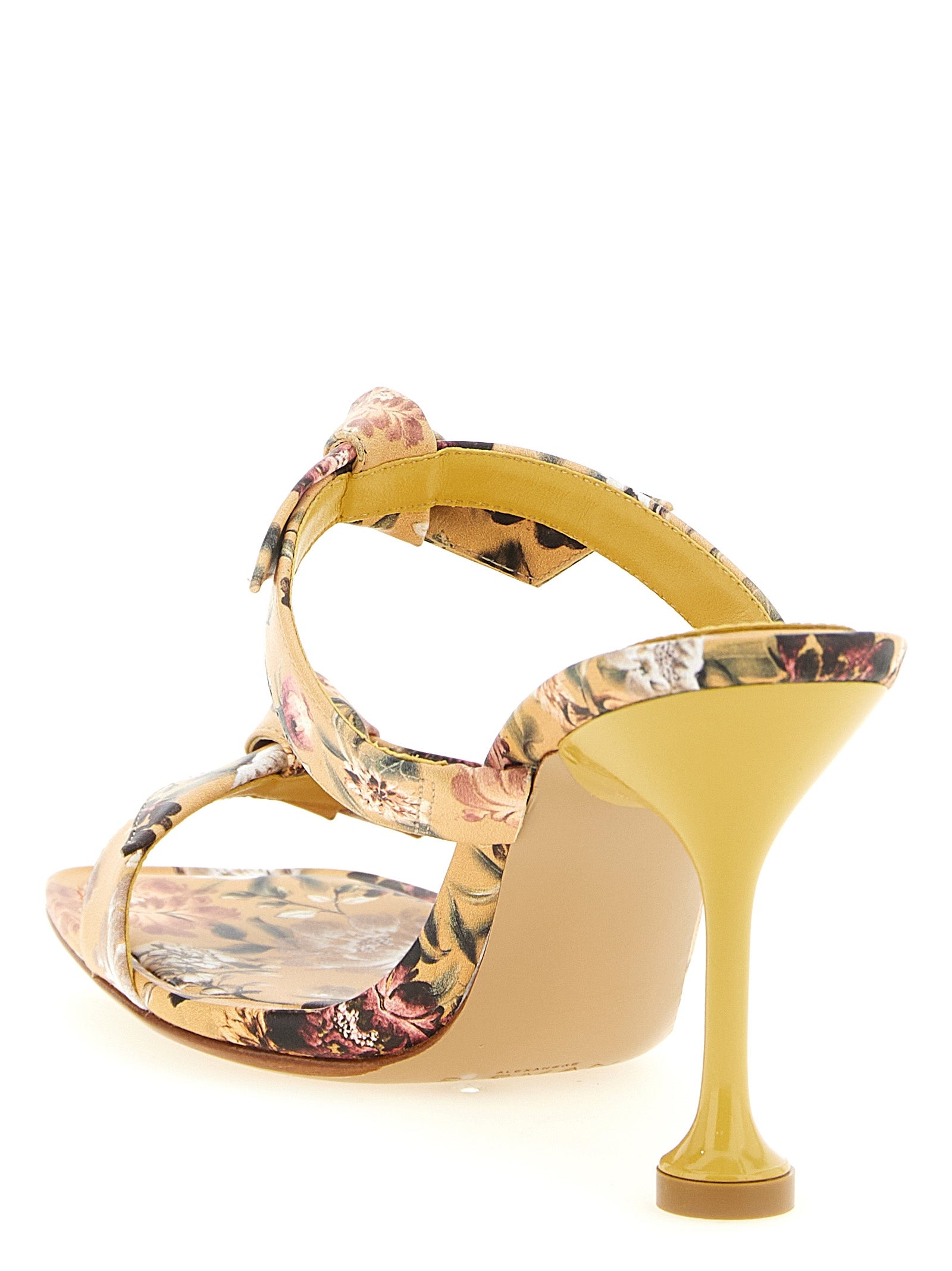 Alexandre Birman Bicolor Cowhide Stiletto Heel Women's Sandals