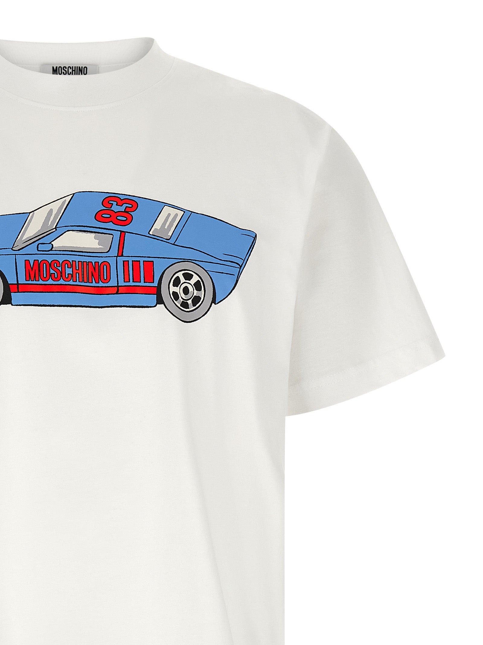 Moschino White Cotton Men's T-Shirt