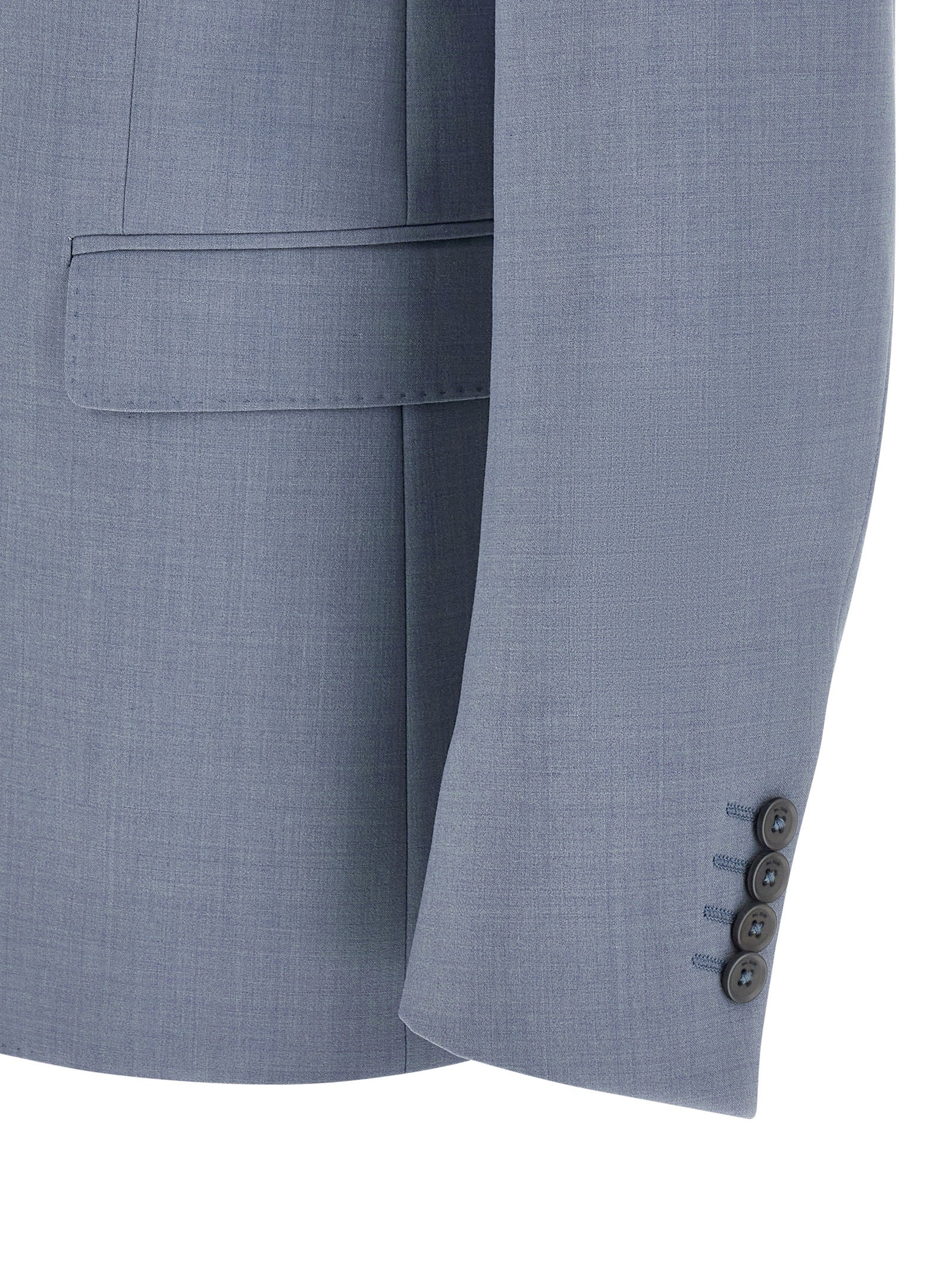 Pal Zileri Blue Polyester Two-Piece Men's Suit