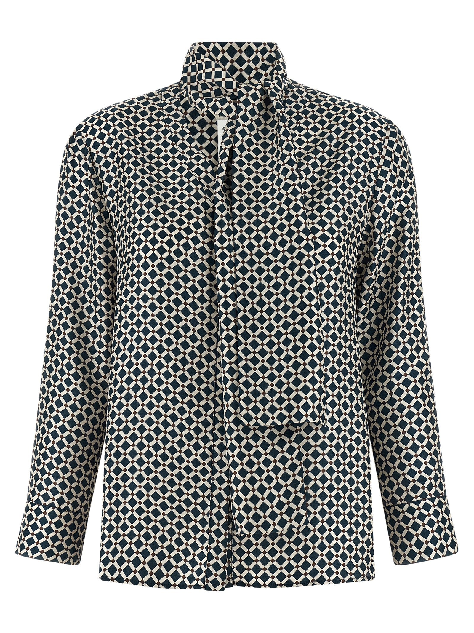 'S Max Mara Blue Silk Women's Blouse