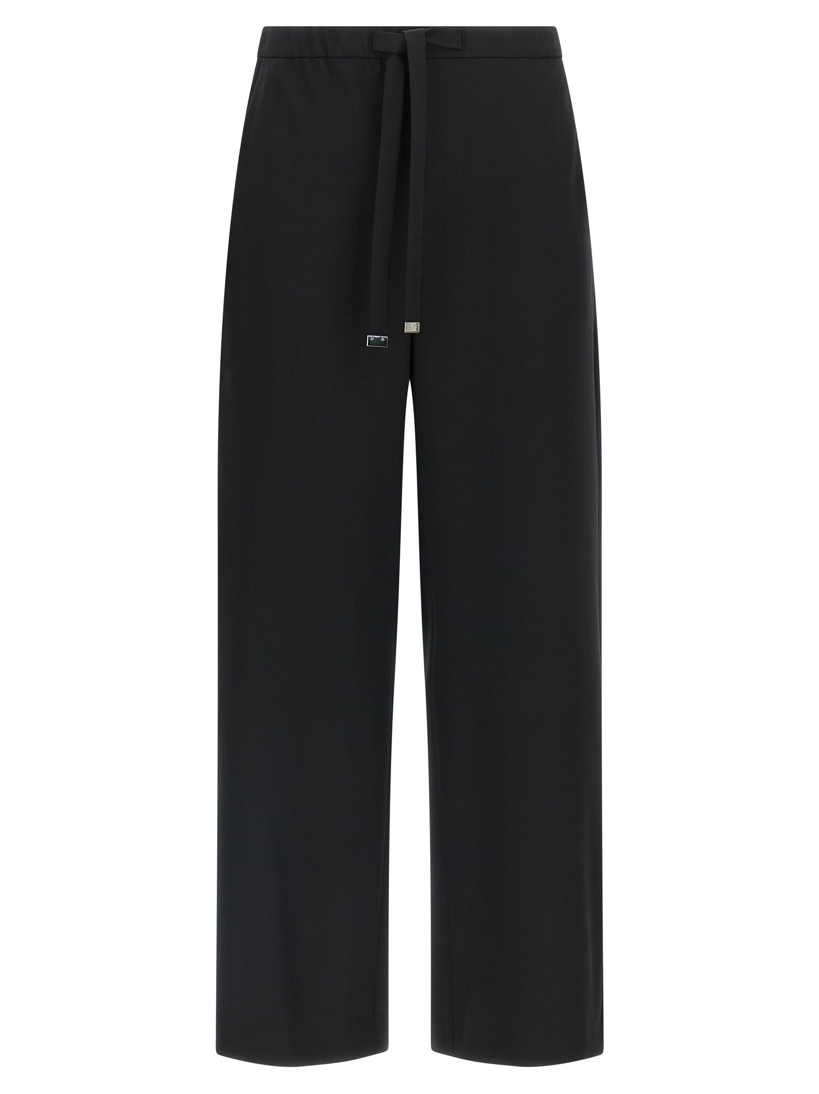 'S Max Mara Black Virgin Wool Joggers (Workout Women's Pants)