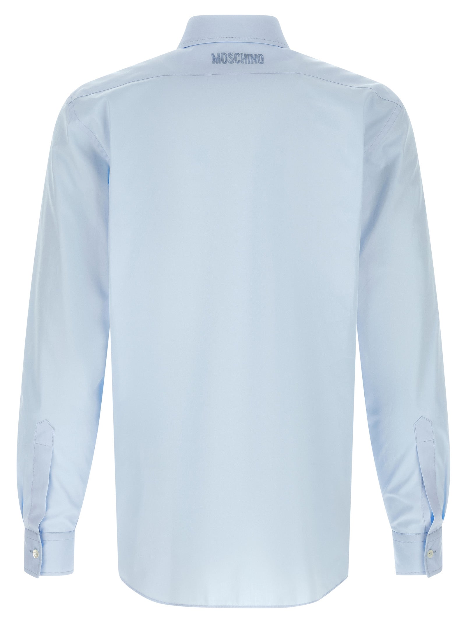 Moschino Blue Cotton Men's Blouse