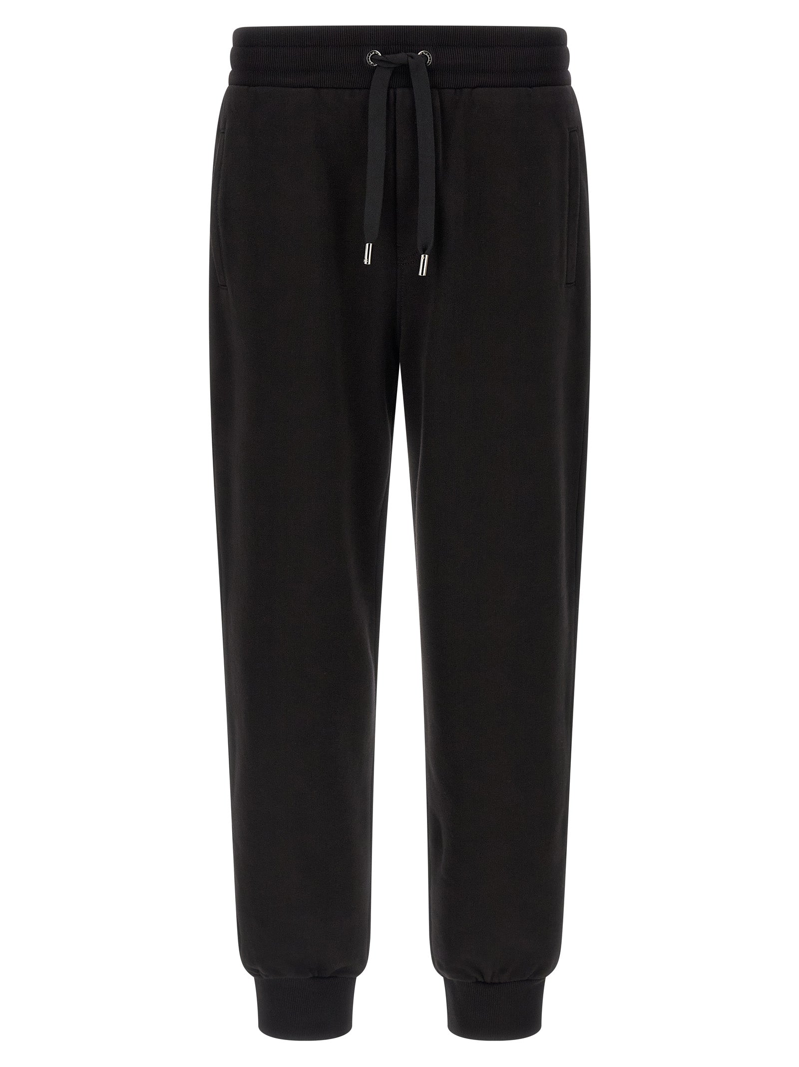 Dolce & Gabbana Black Cotton Joggers (Workout Men's Pants)
