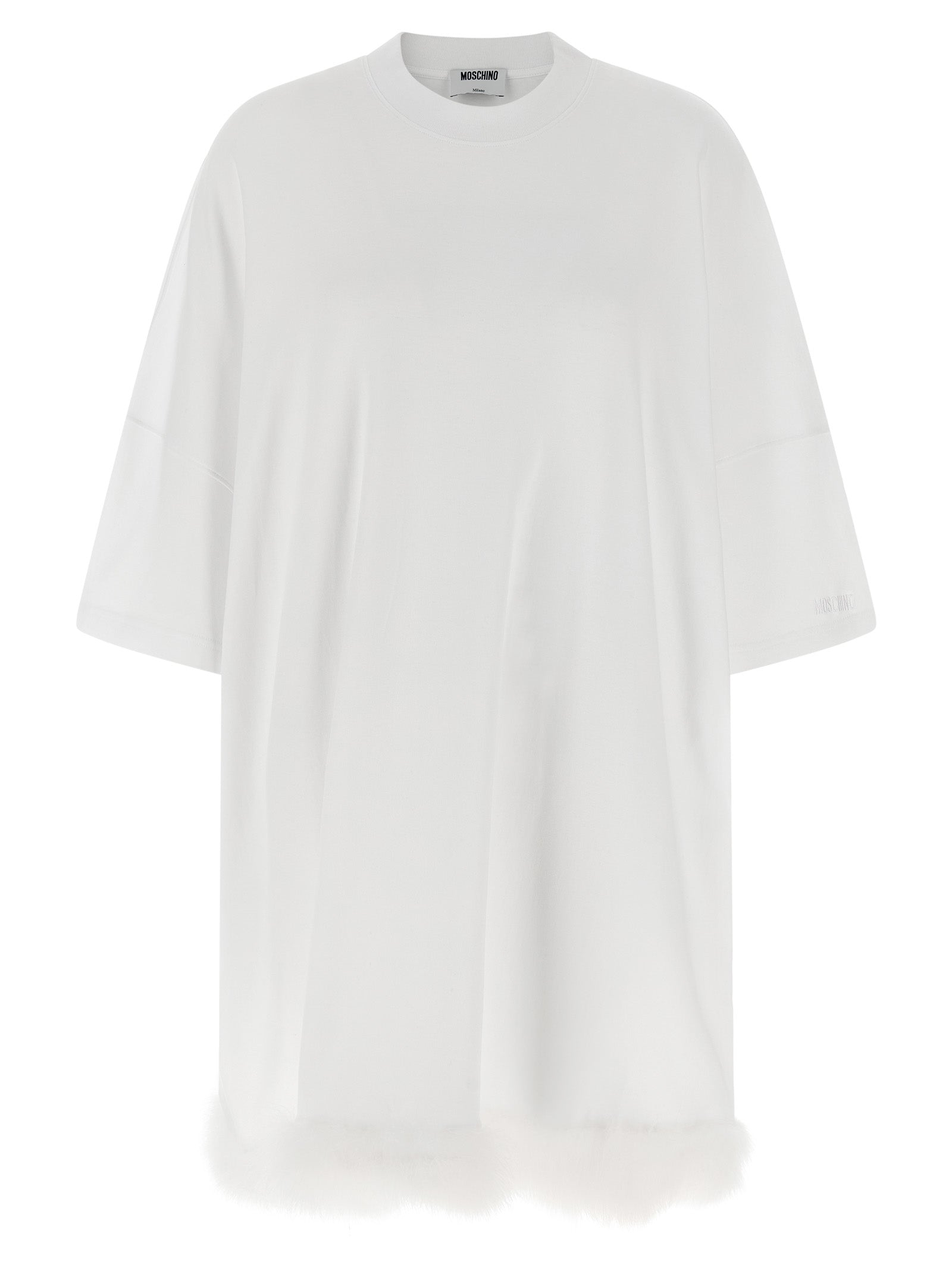 Moschino White Cotton Short Women's Dress