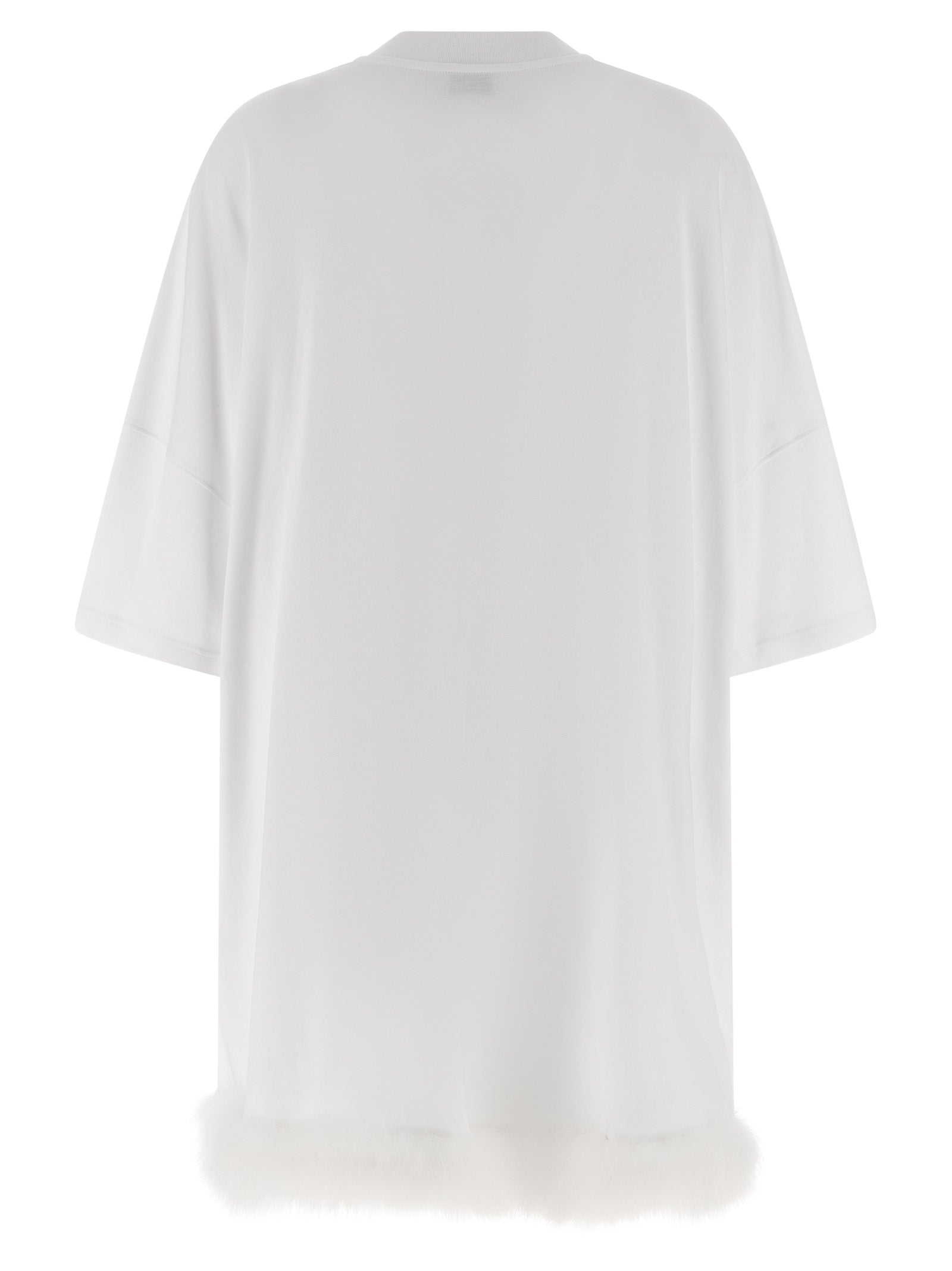 Moschino White Cotton Short Women's Dress