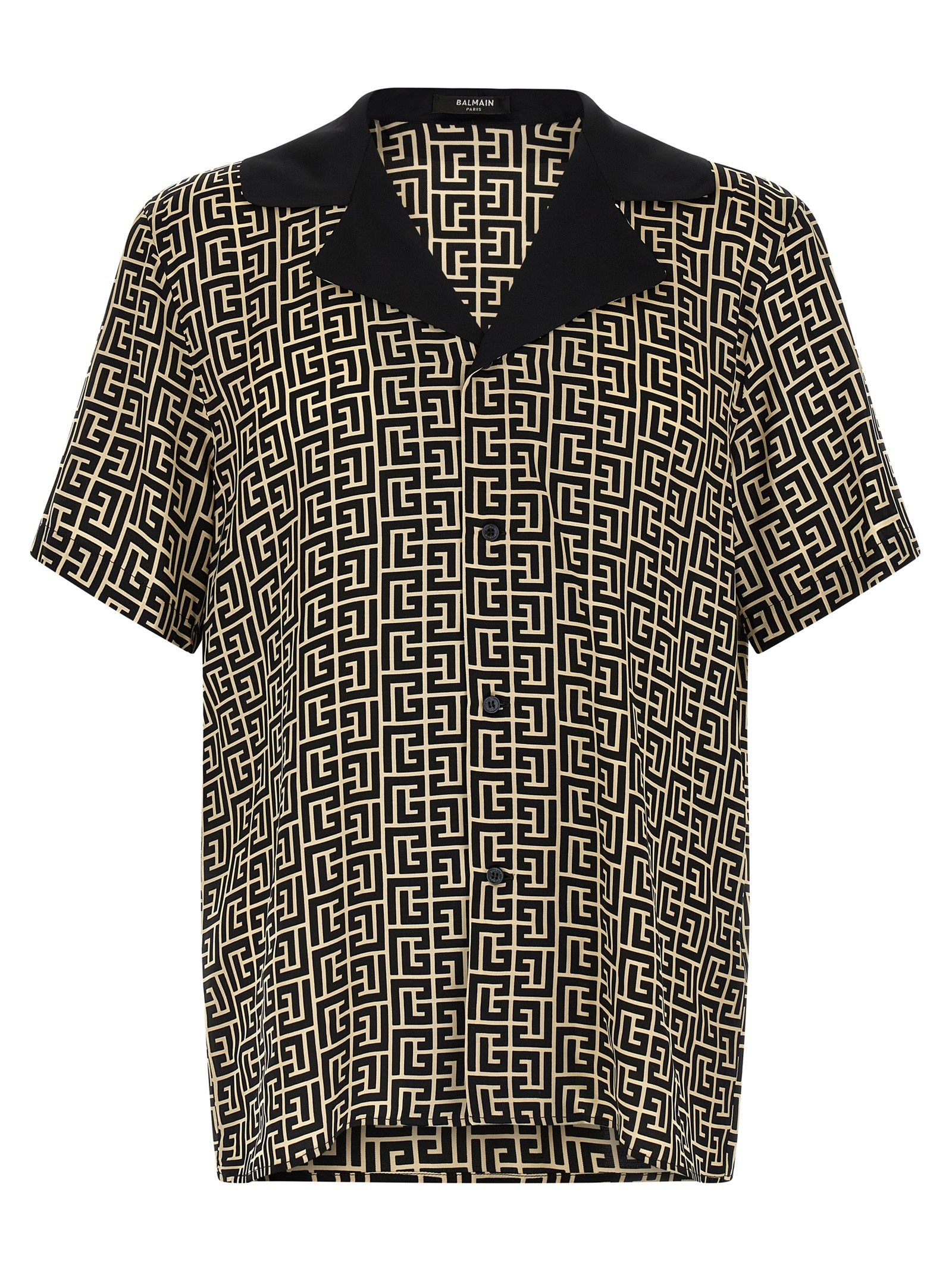 Balmain Bicolor Viscose Men's Blouse