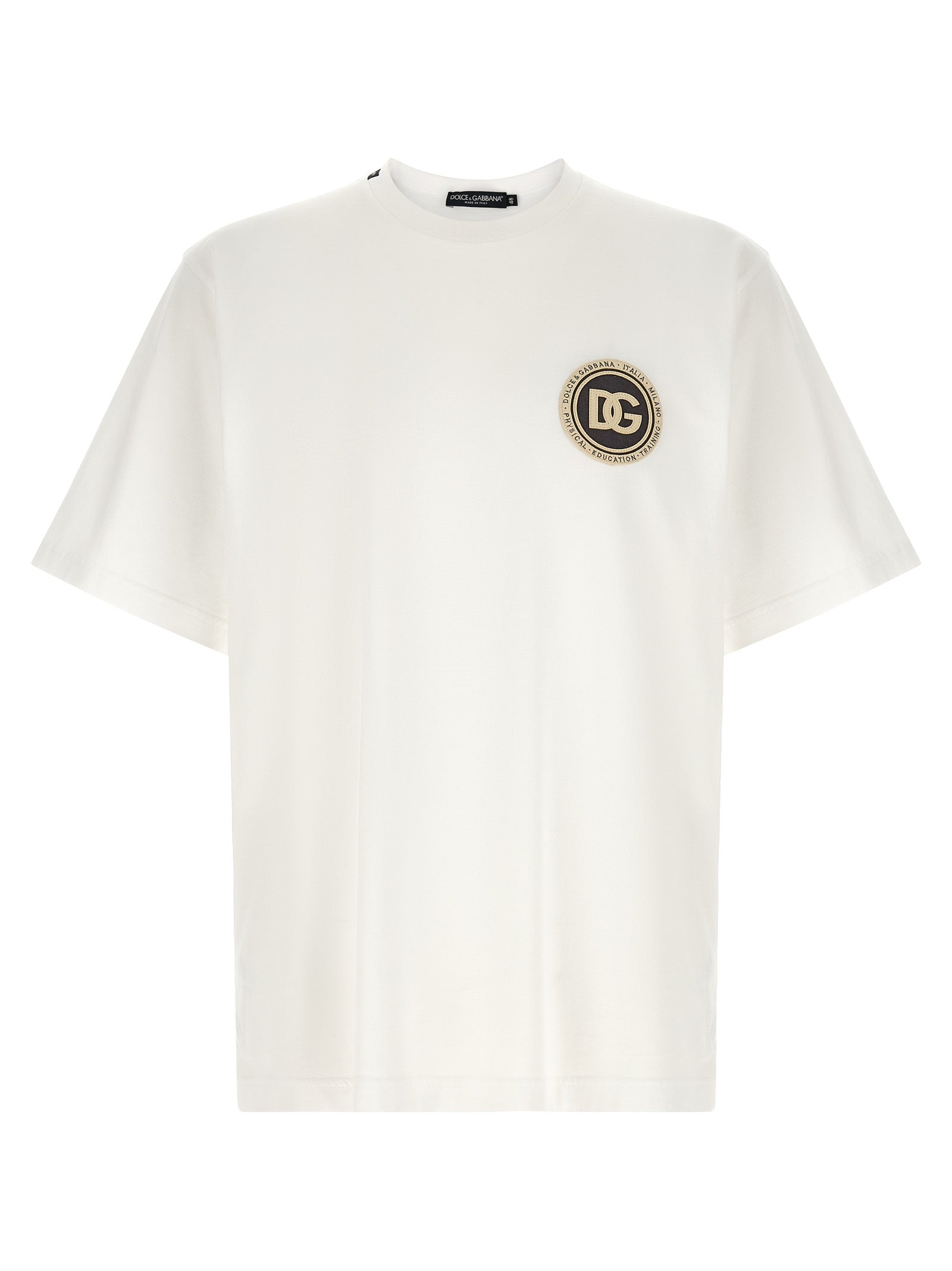 Dolce & Gabbana White Cotton Men's T-Shirt