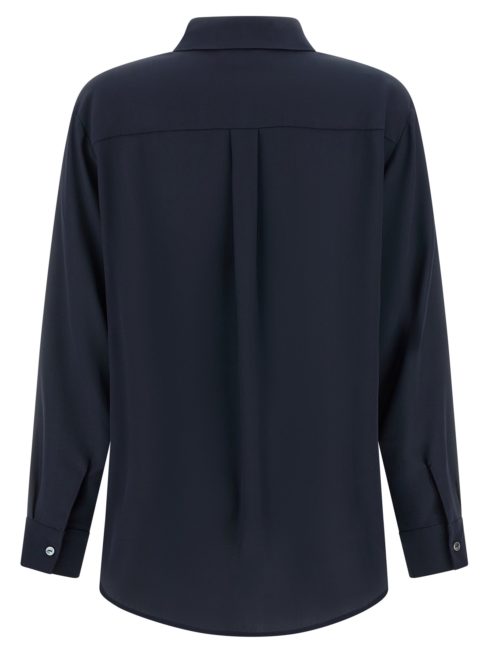 P.A.R.O.S.H. Blue Silk Women's Blouse