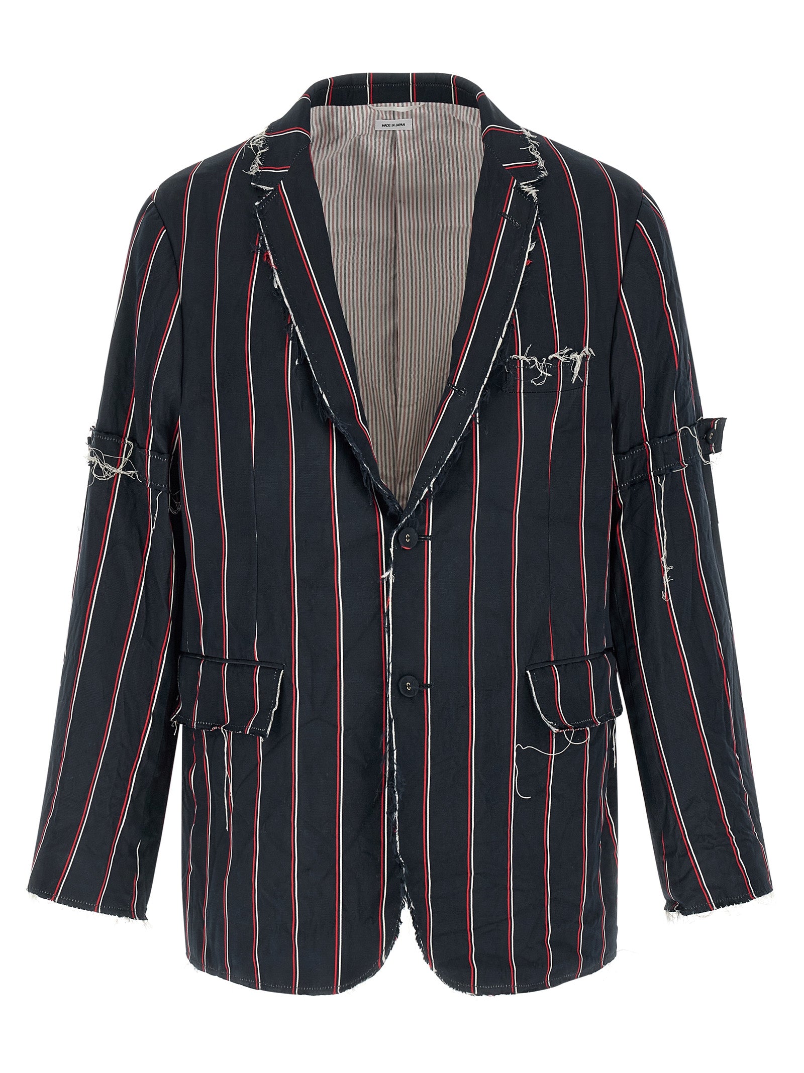Thom Browne Blue Silk Men's Blazer