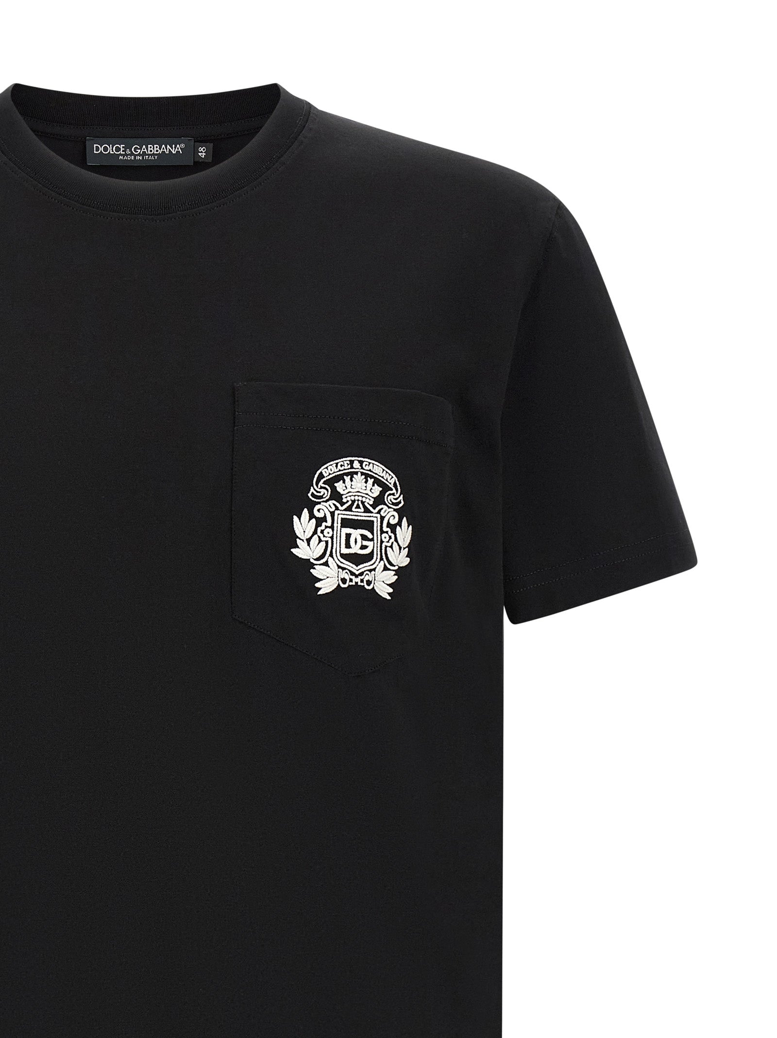 Dolce & Gabbana Black Cotton Men's T-Shirt