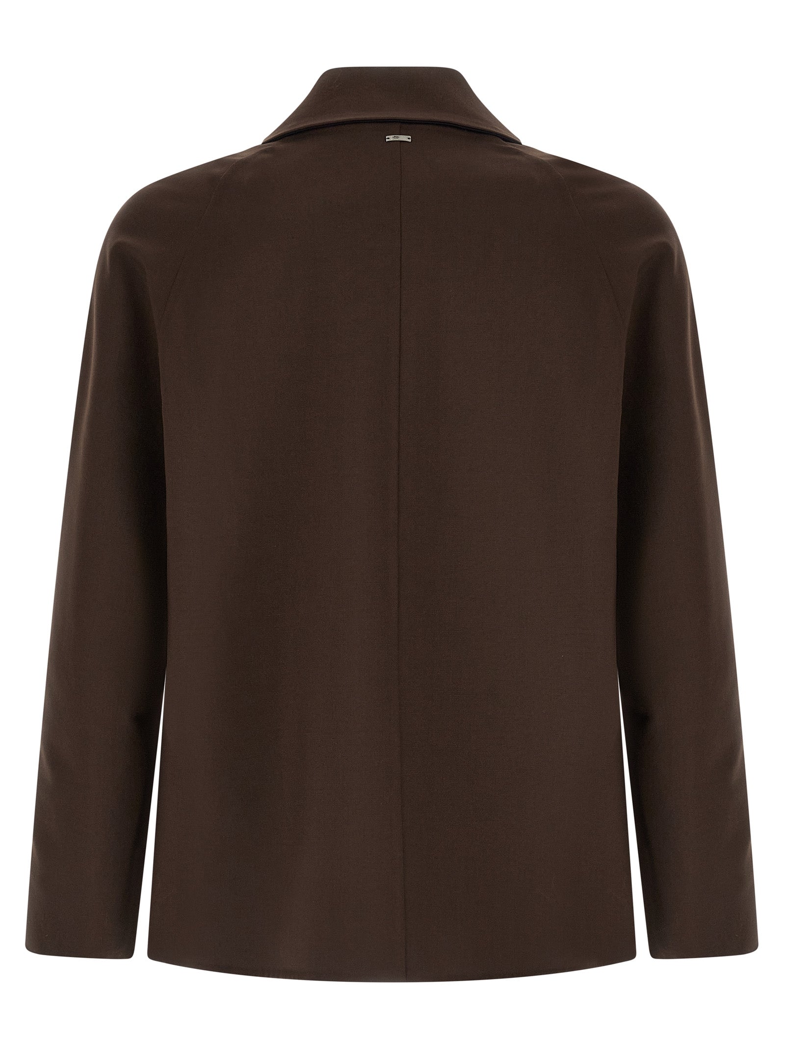 Herno Brown Polyester Full-Length Men's Jacket