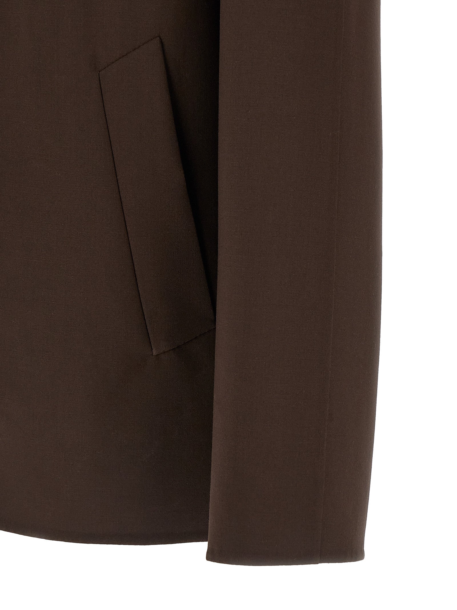 Herno Brown Polyester Full-Length Men's Jacket
