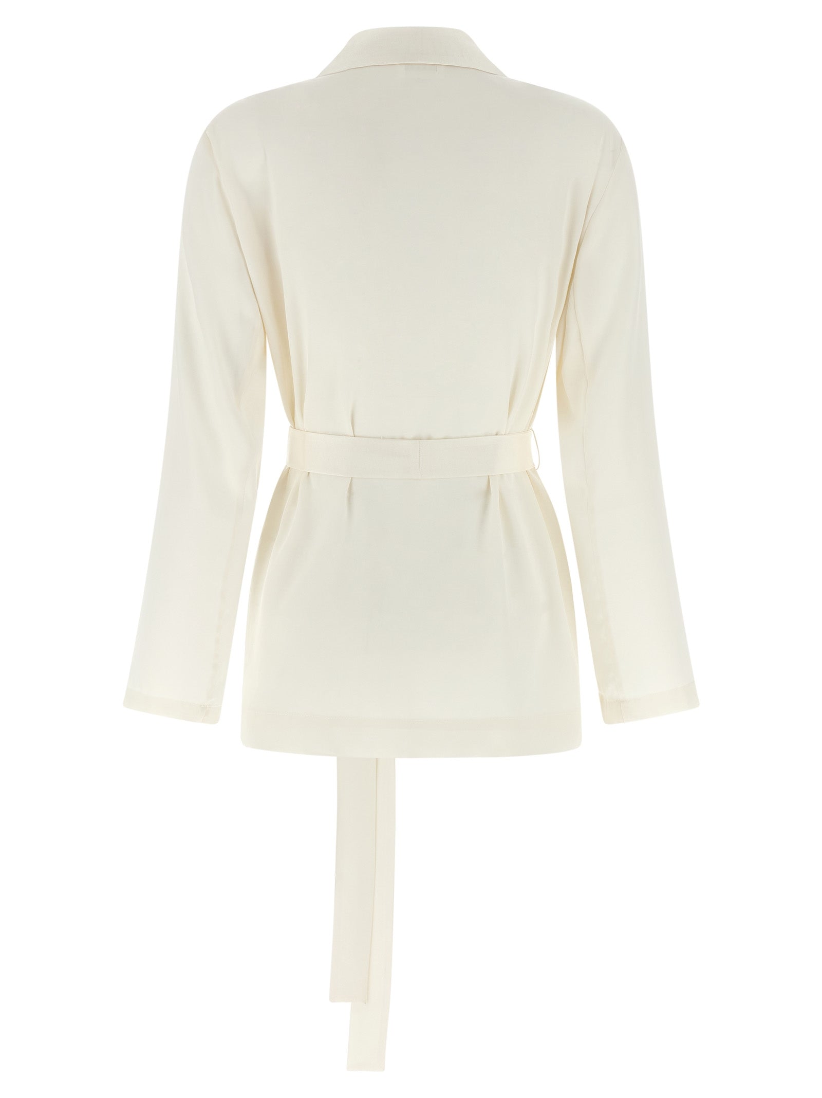 P.A.R.O.S.H. White Polyester Women's Blazer