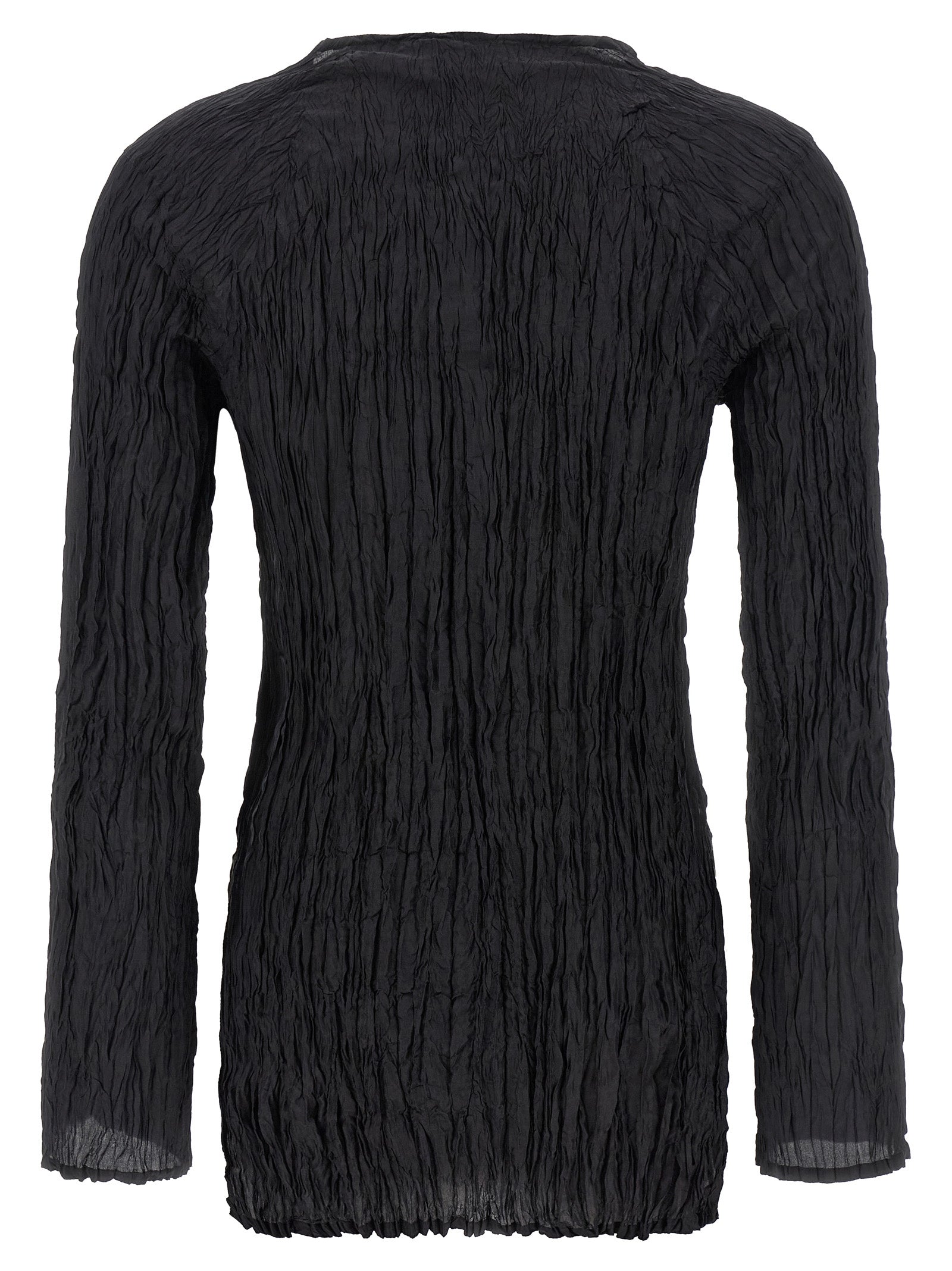 P.A.R.O.S.H. Black Silk Women's Blouse