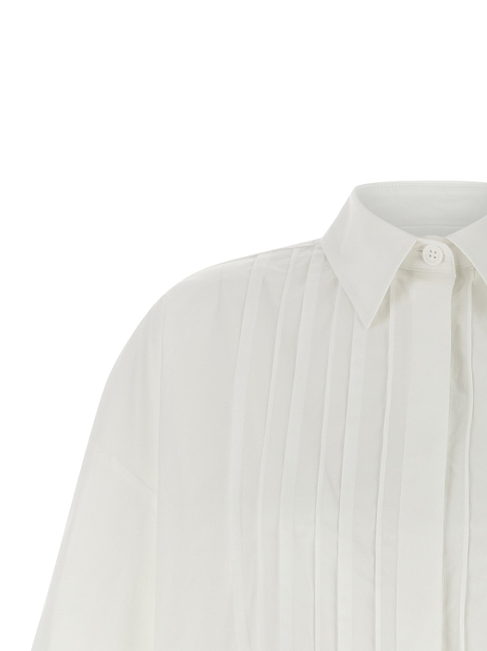 P.A.R.O.S.H. White Cotton Women's Blouse