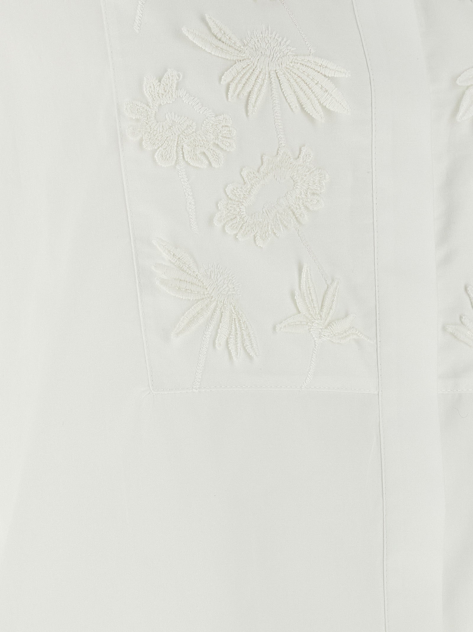 P.A.R.O.S.H. White Cotton Women's Blouse