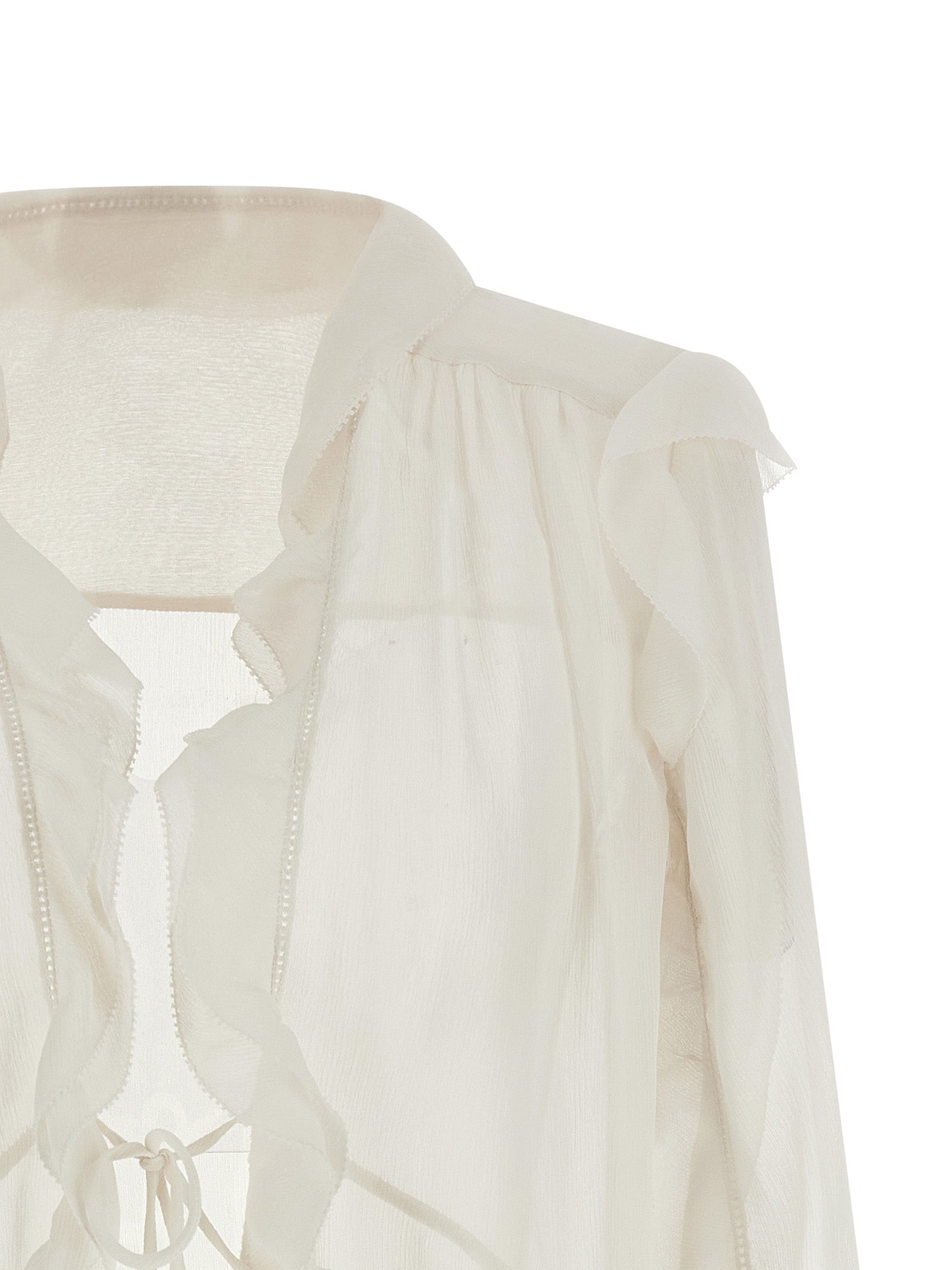 Alberta Ferretti Beige Acetate Women's Blouse