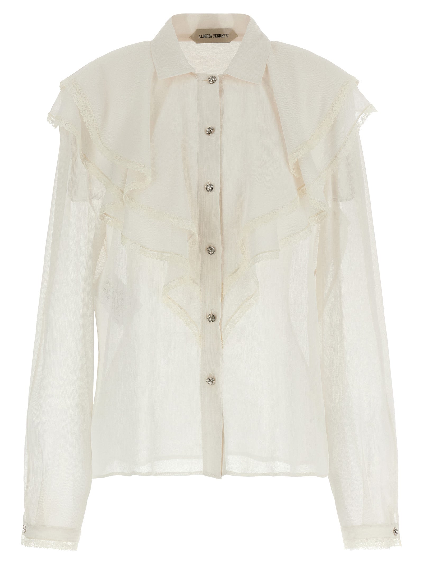 Alberta Ferretti Beige Acetate Women's Blouse
