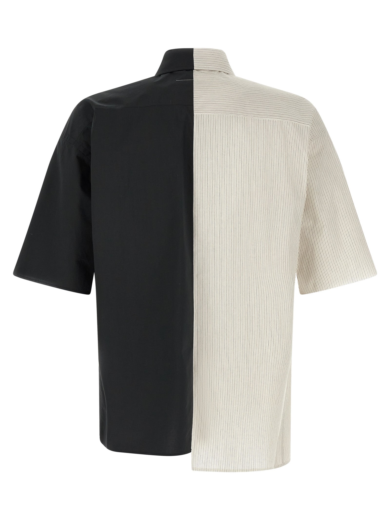 MM6 Maison Margiela Black Cotton Men's Blouse