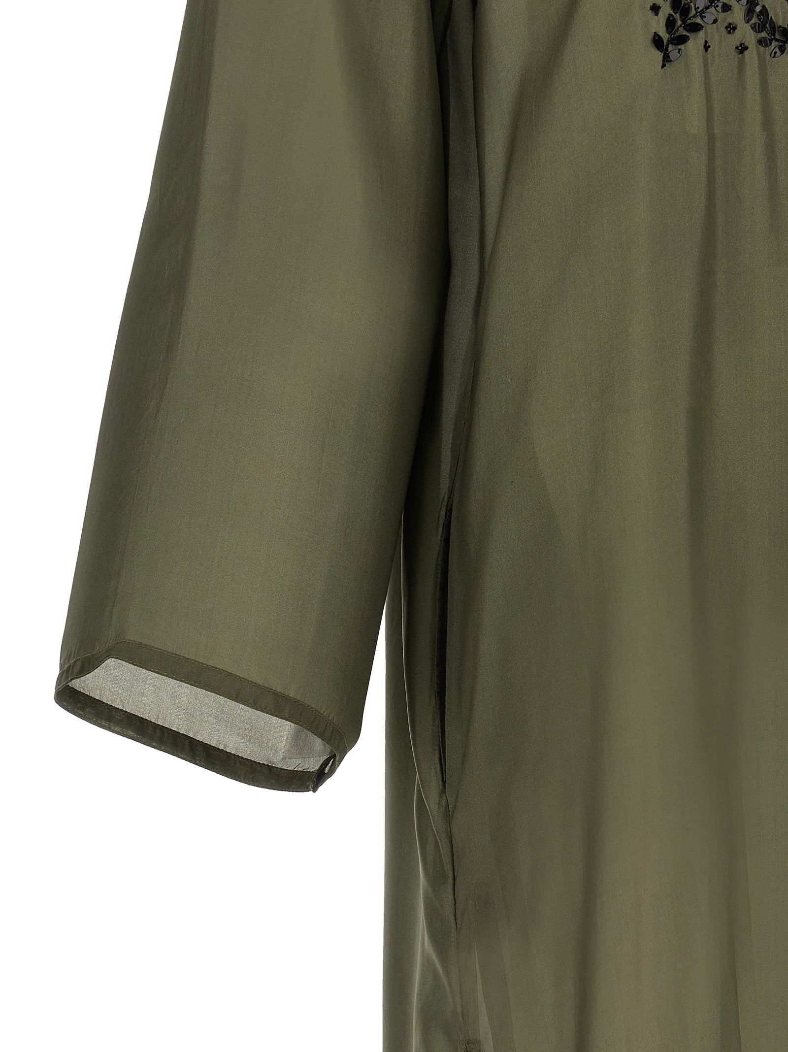 P.A.R.O.S.H. Bicolor Silk Long Women's Dress