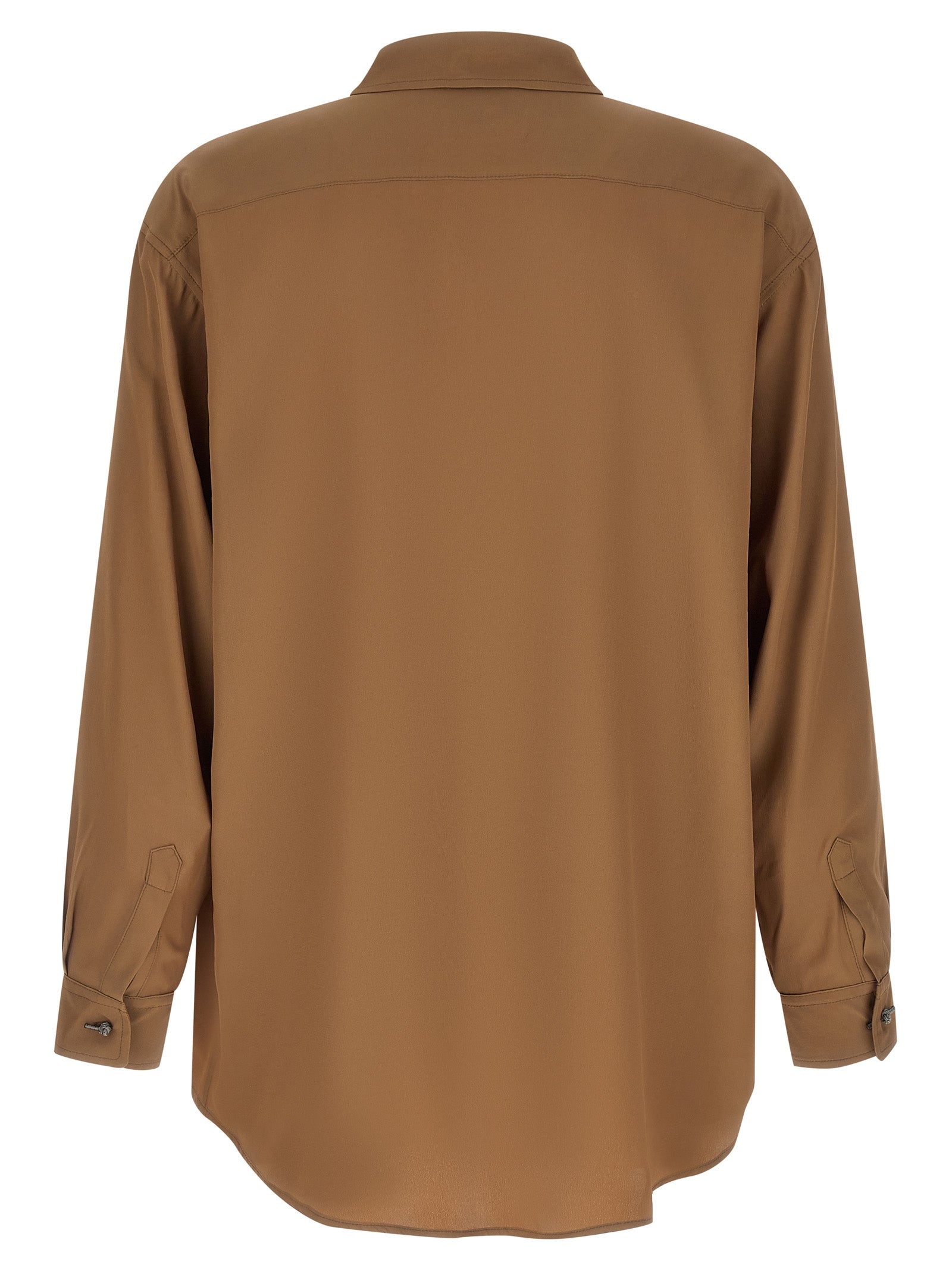 Magliano Brown Acetate Men's Blouse